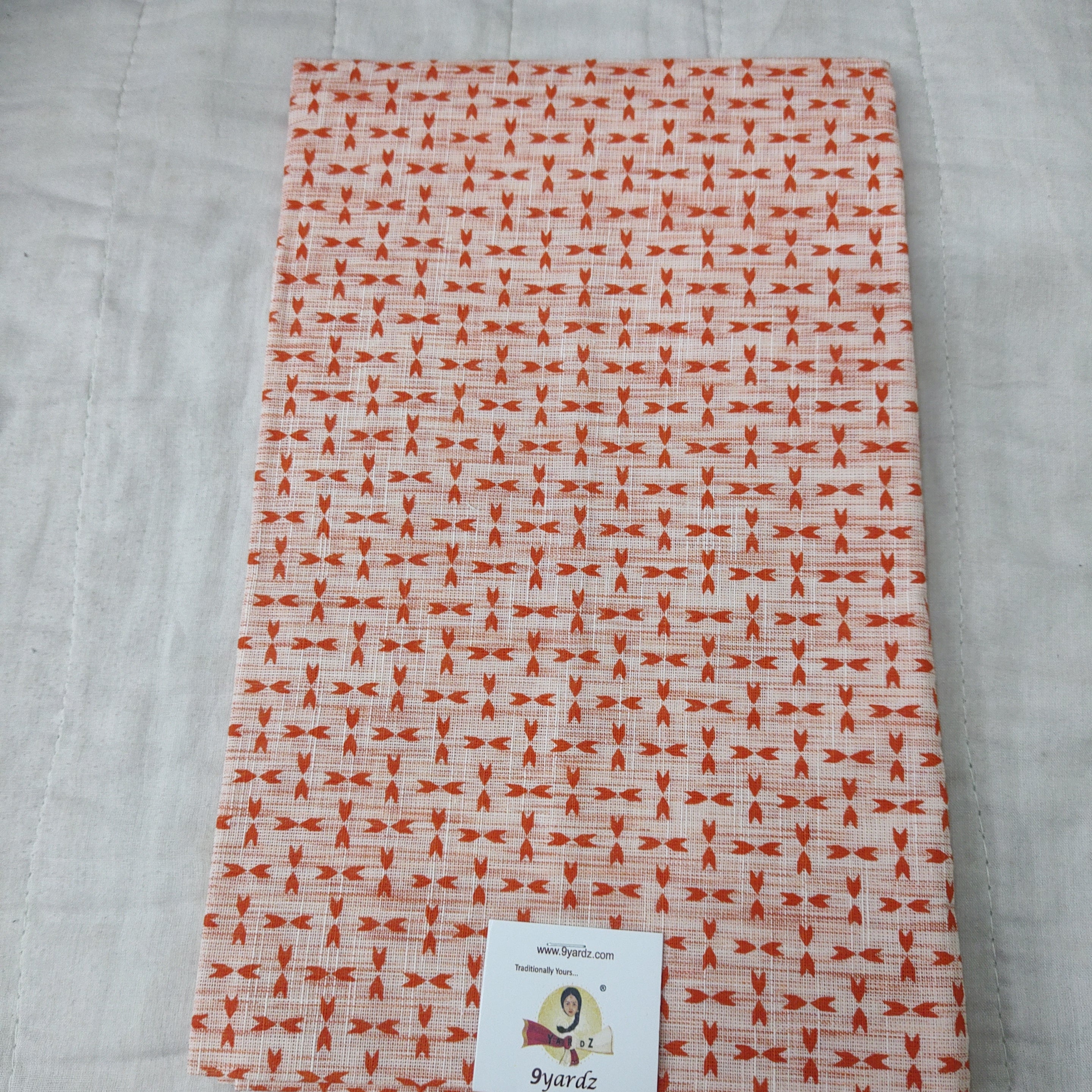 printed cotton blouse bits