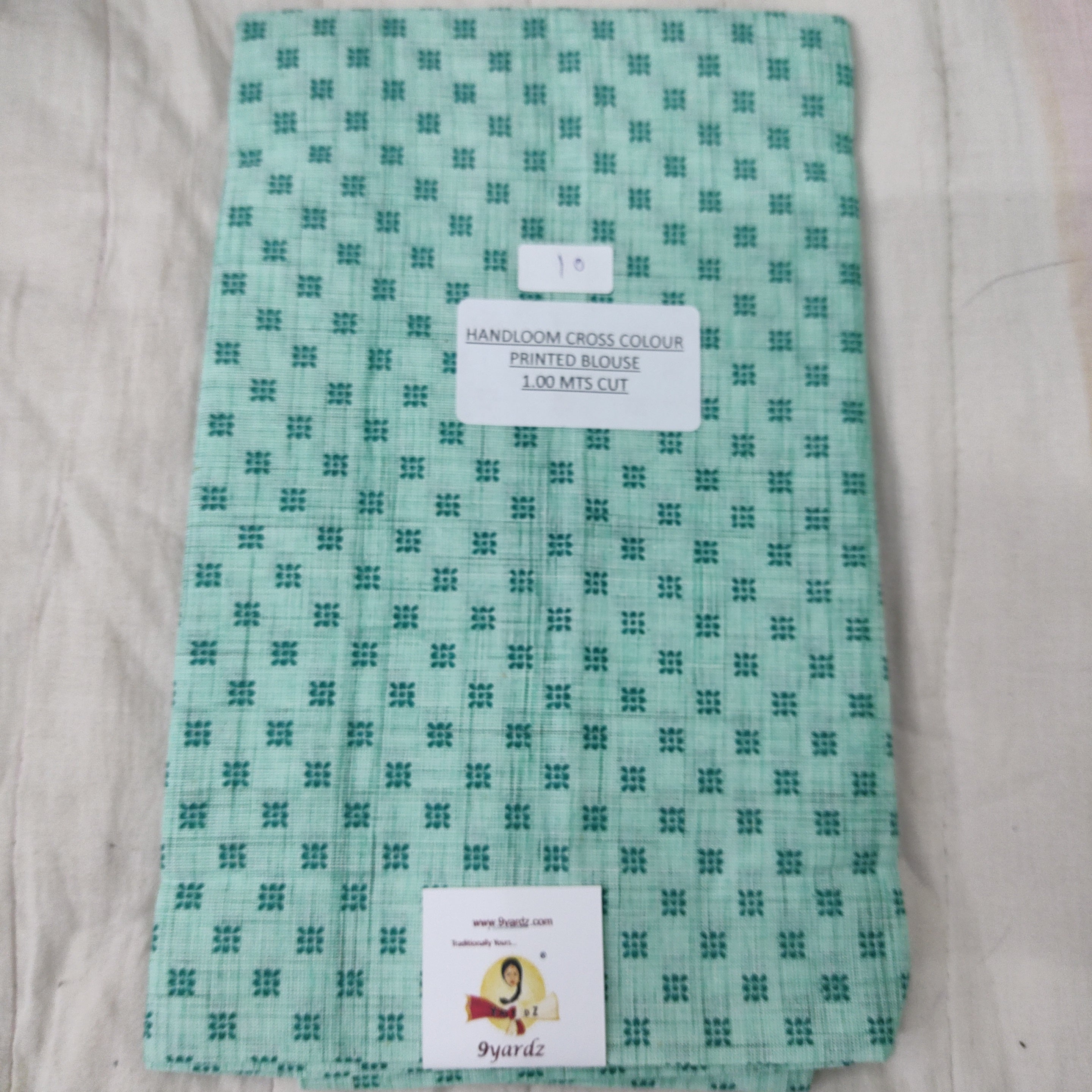 printed cotton blouse bits