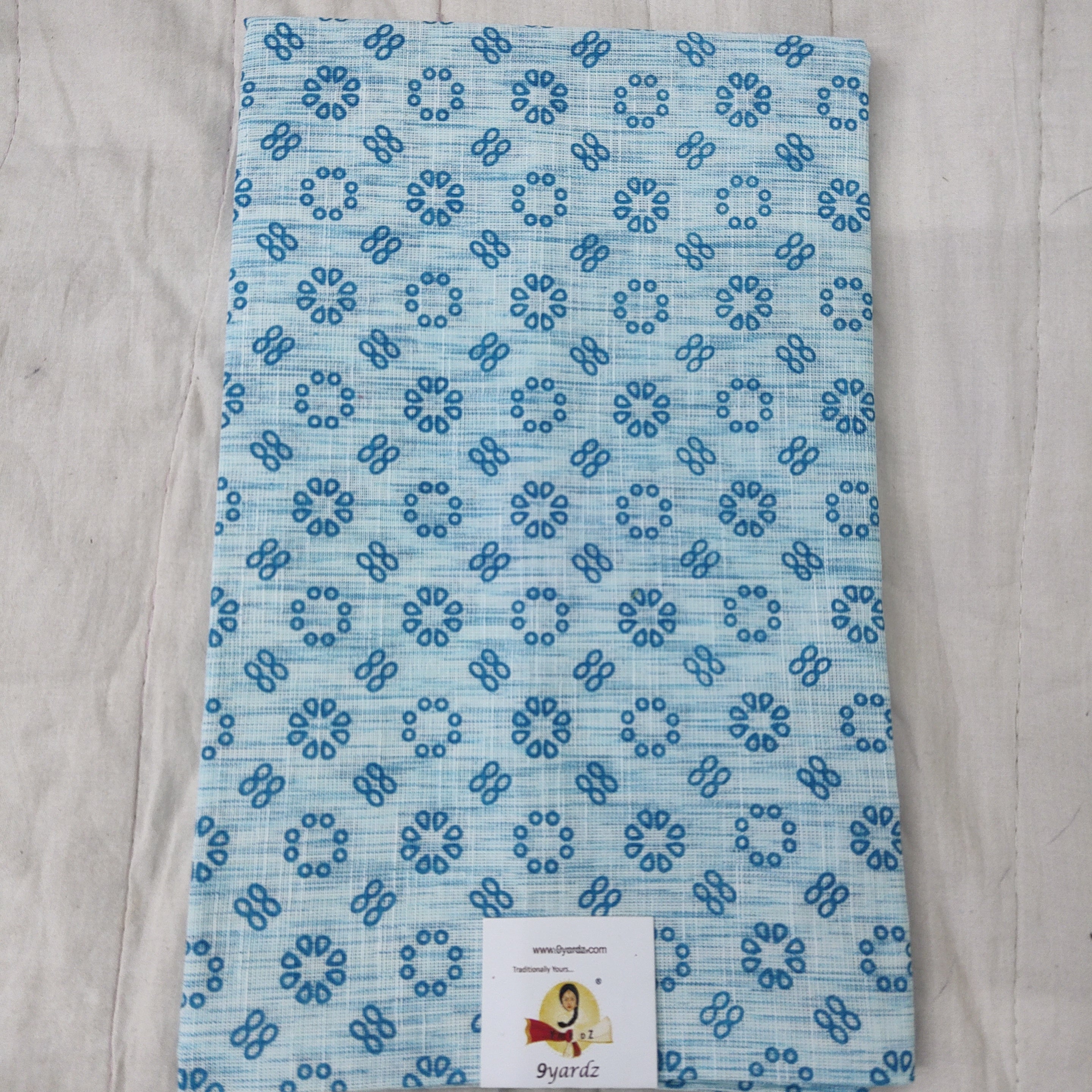 printed cotton blouse bits