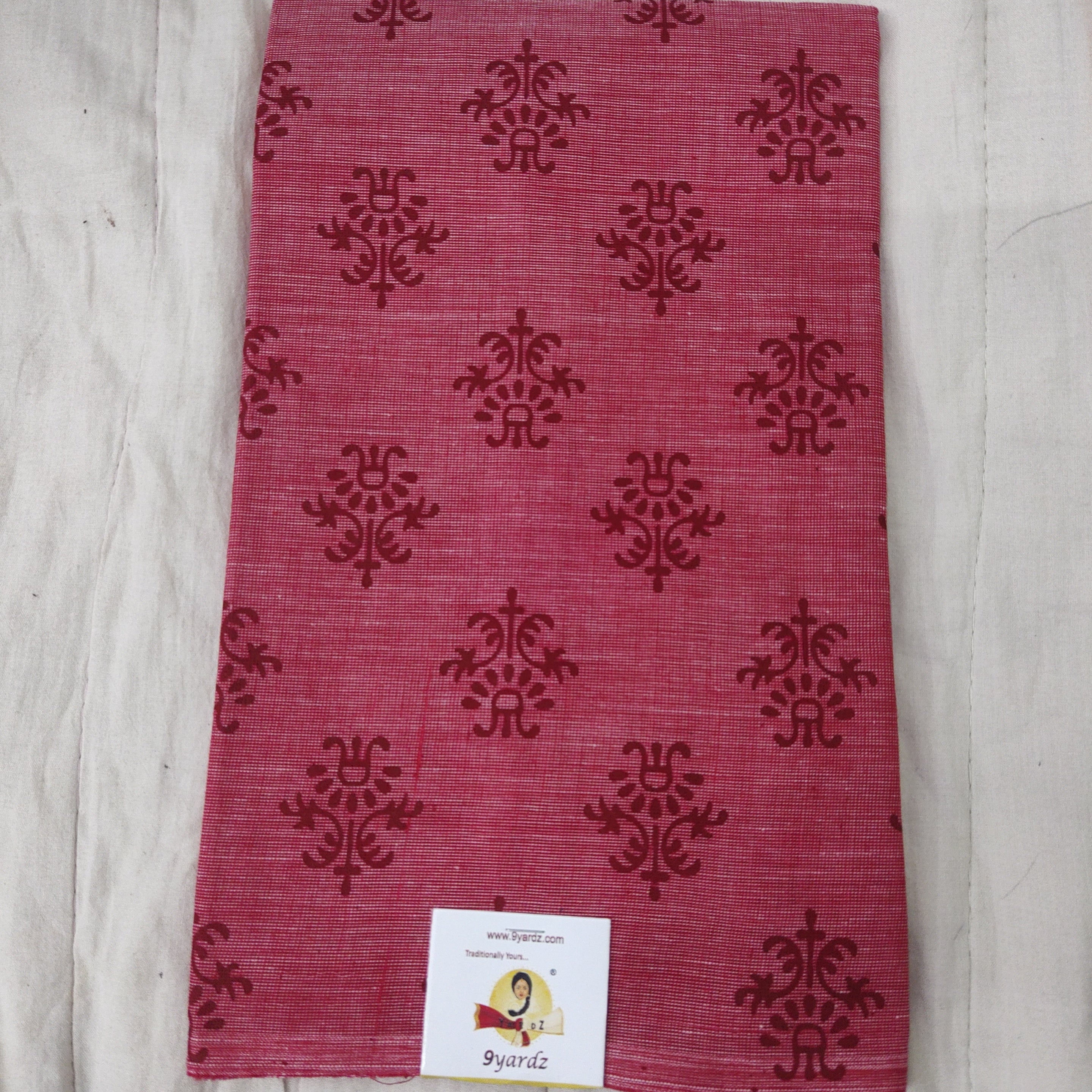 printed cotton blouse bits