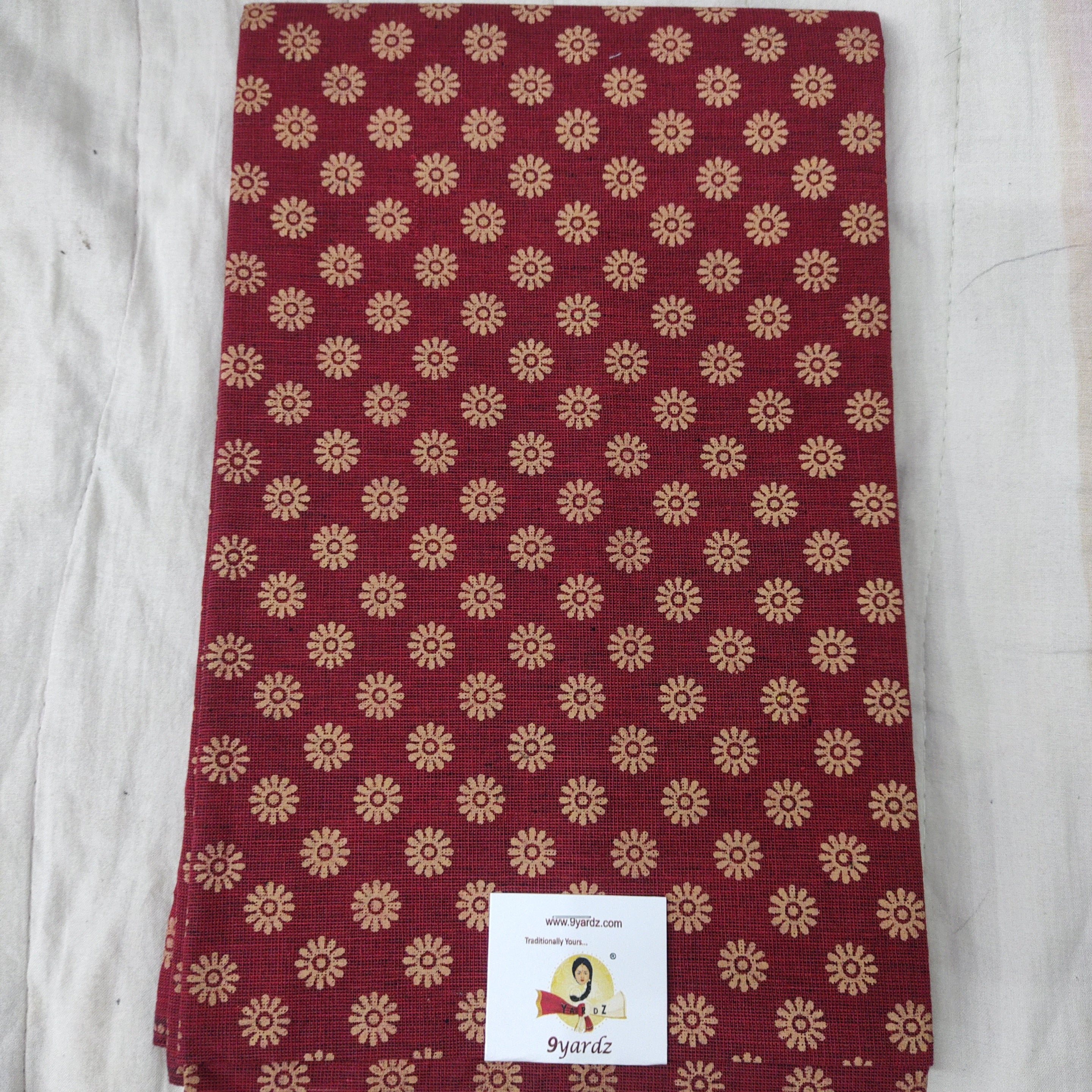 printed cotton blouse bits