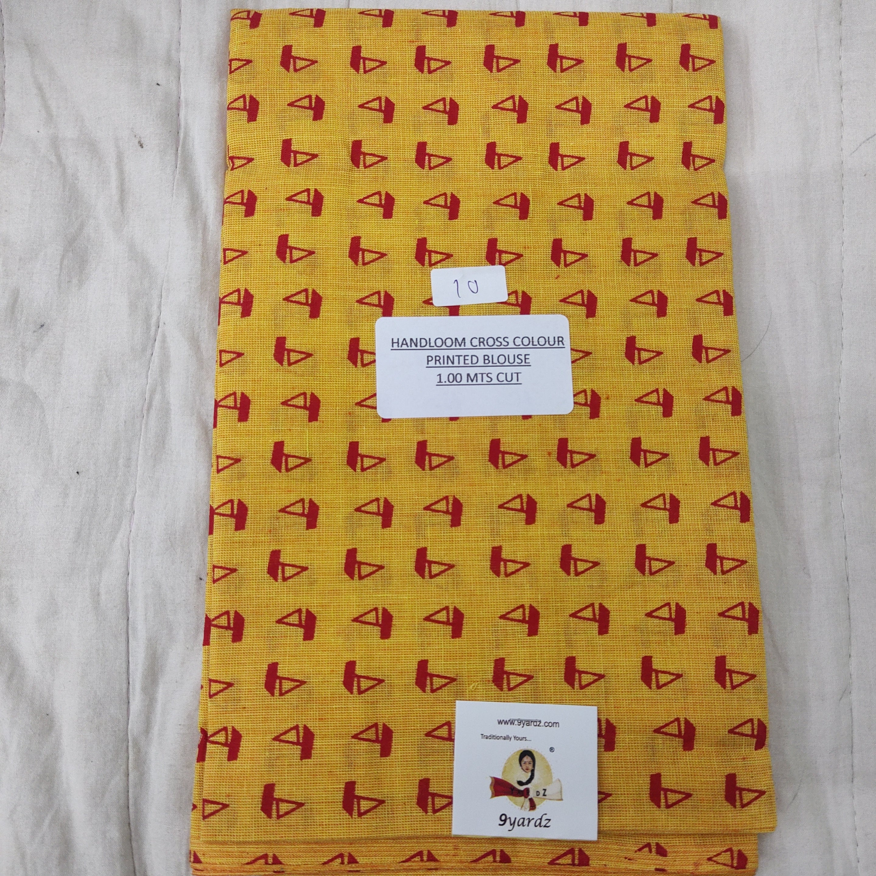 printed cotton blouse bits