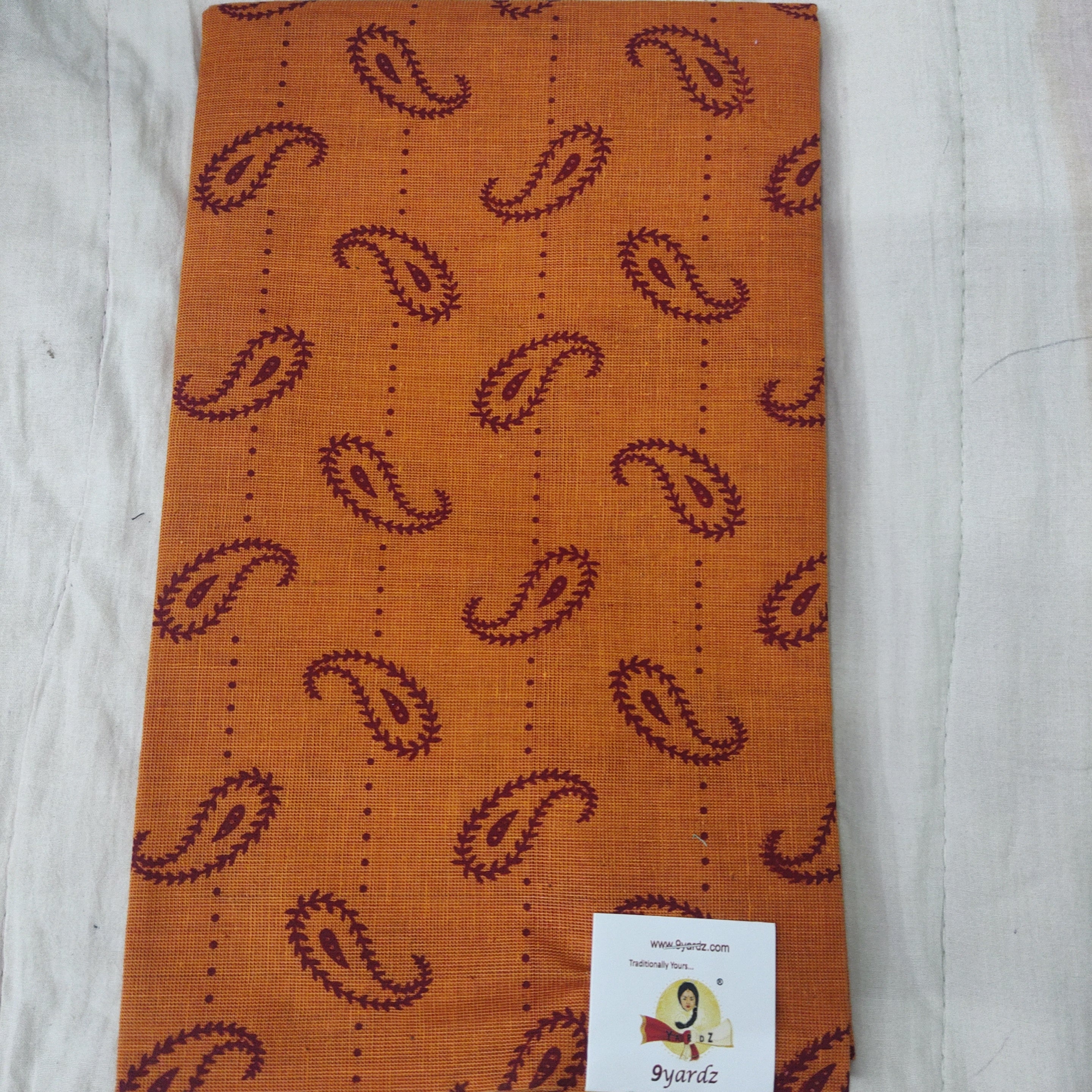 printed cotton blouse bits