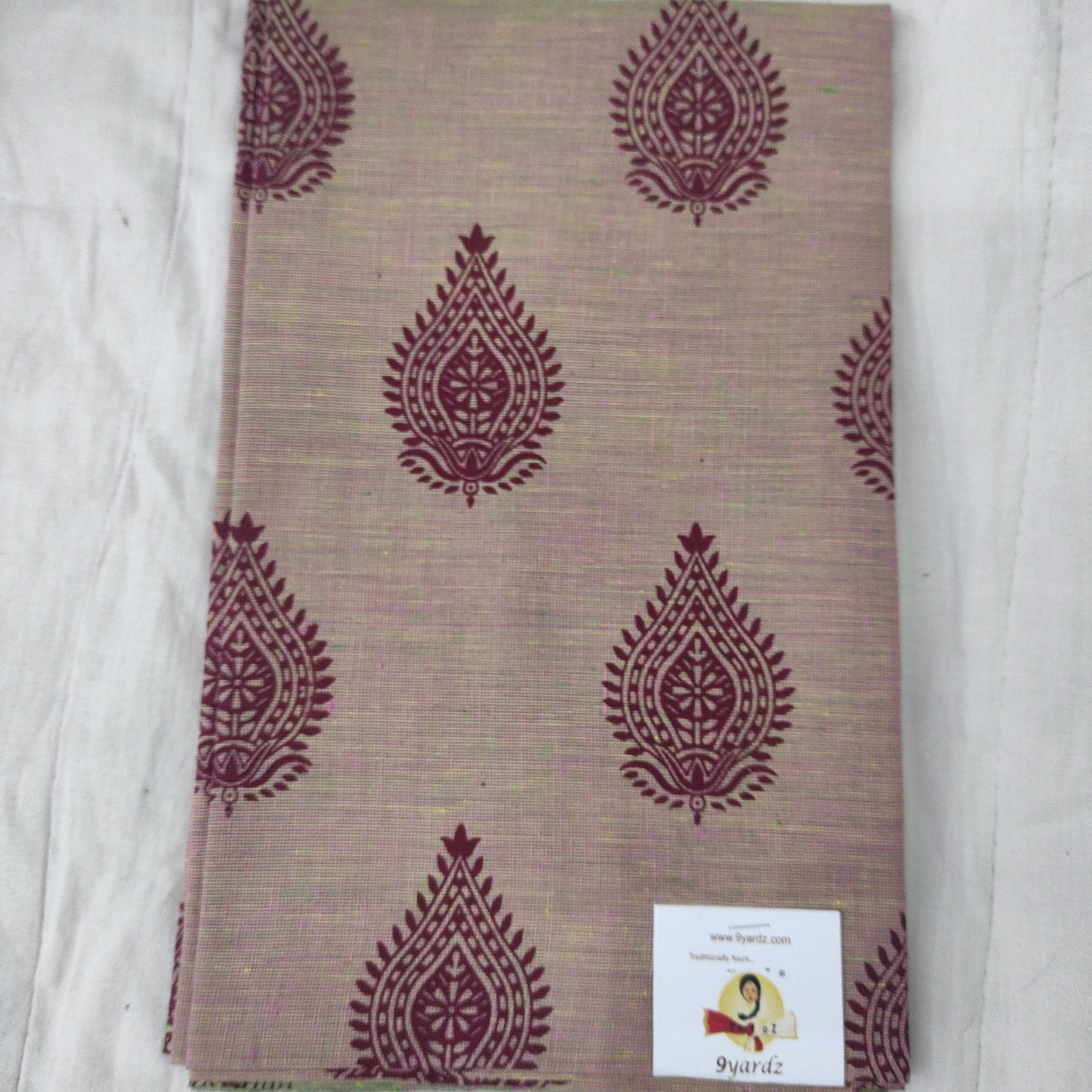 printed cotton blouse bits