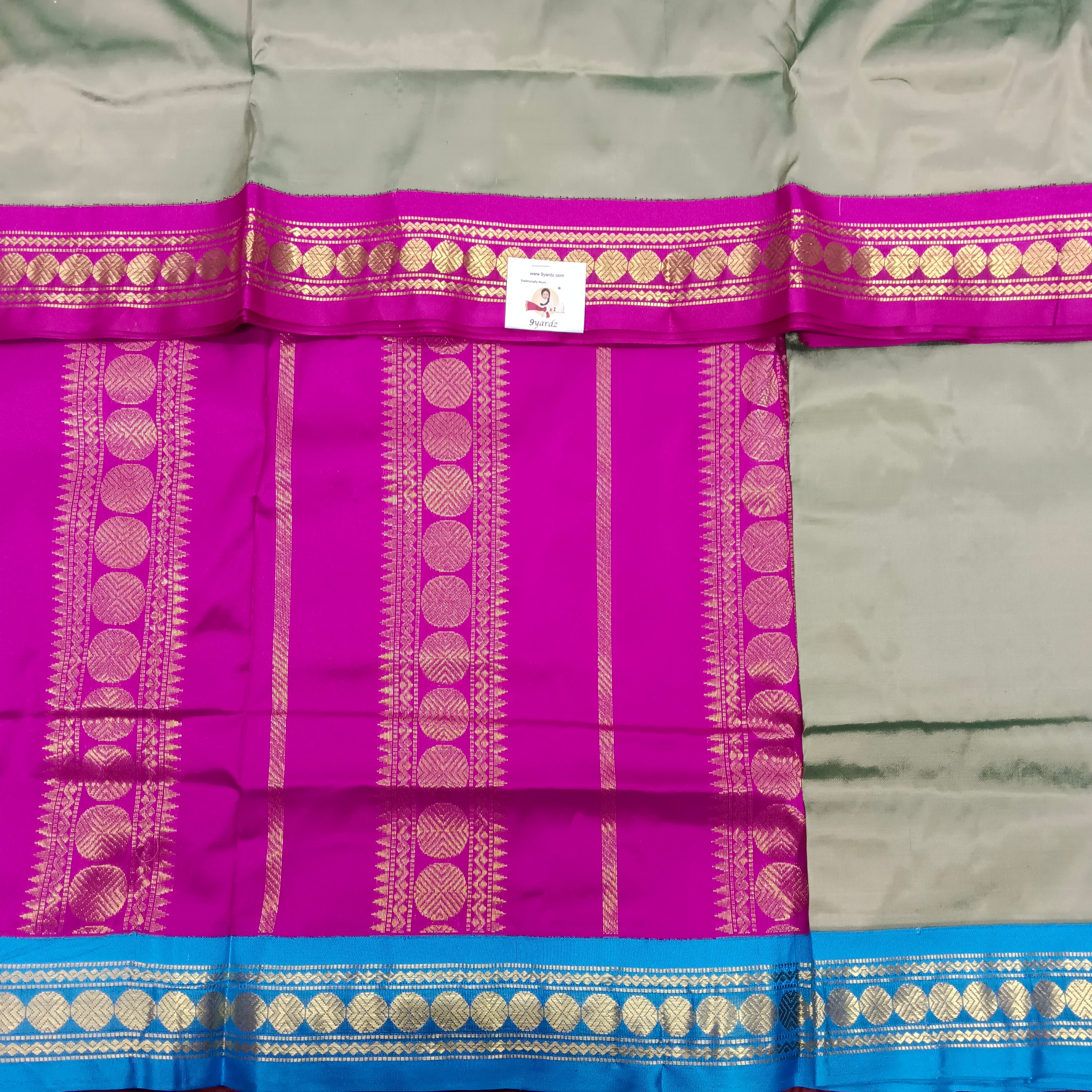 Pure silk 10 yardz