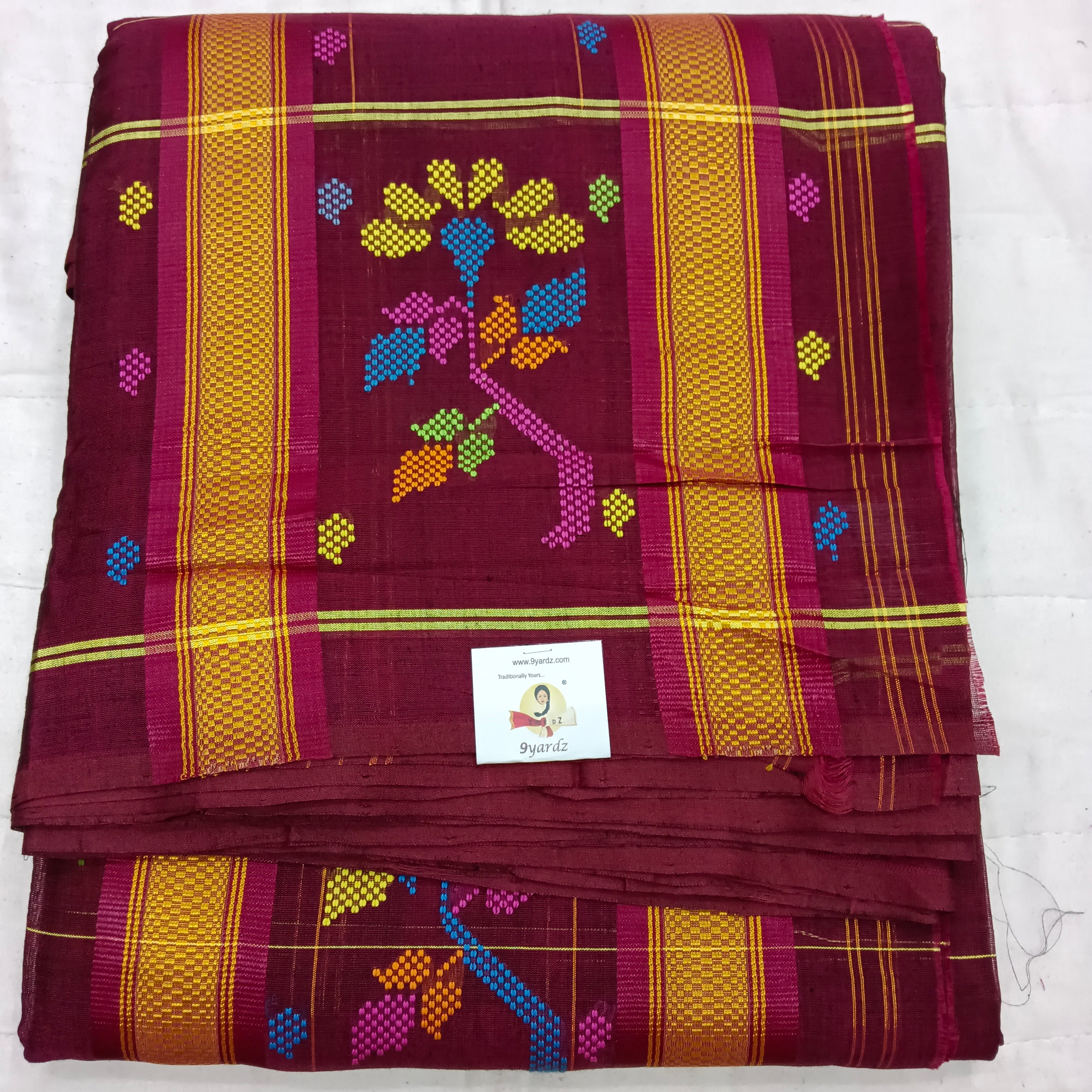 Devendra 10yards Body checked  Embossed