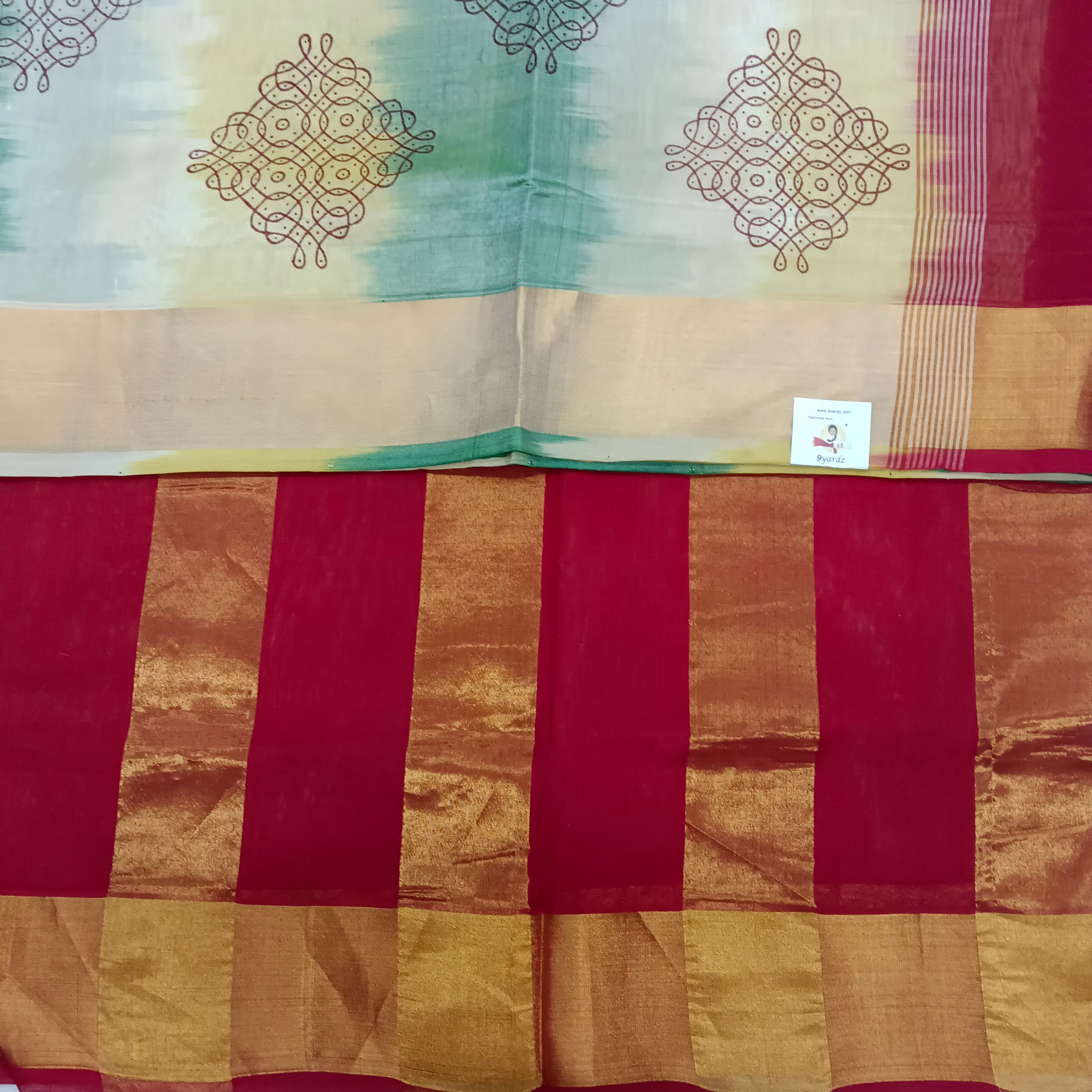 Printed Pure silk cotton 6 yards