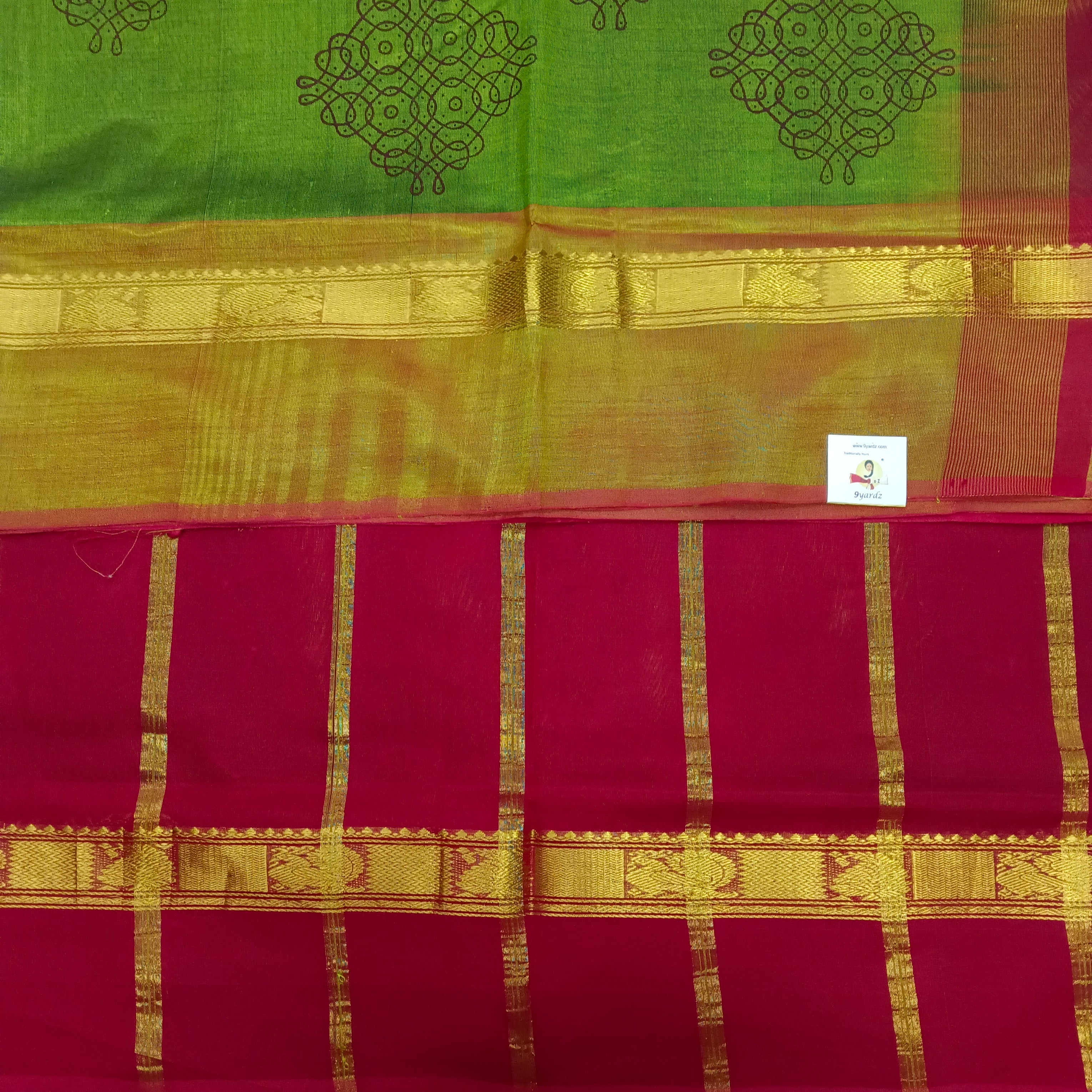 Printed Pure silk cotton 6 yards