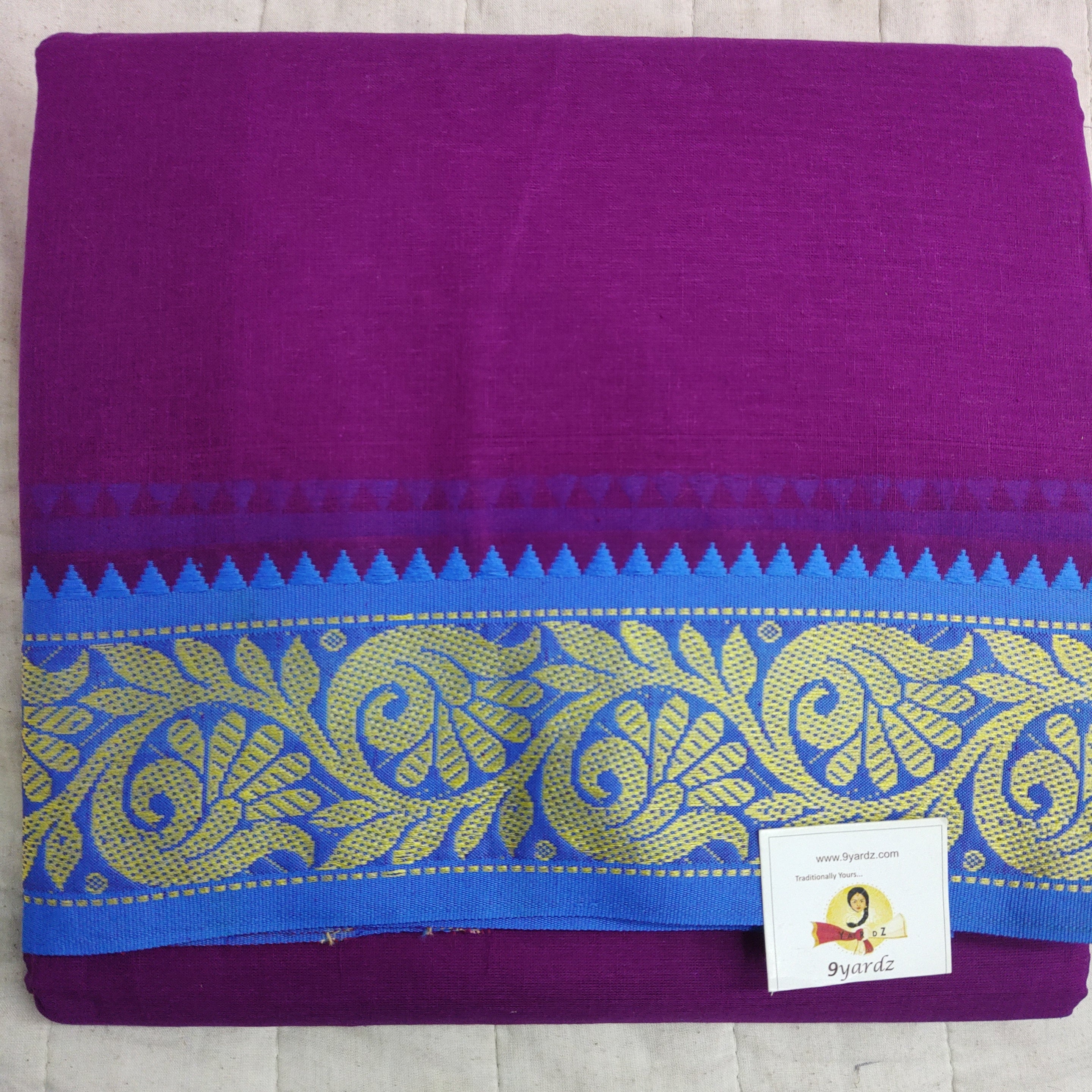Cotton Colour  Dhothi 9*5