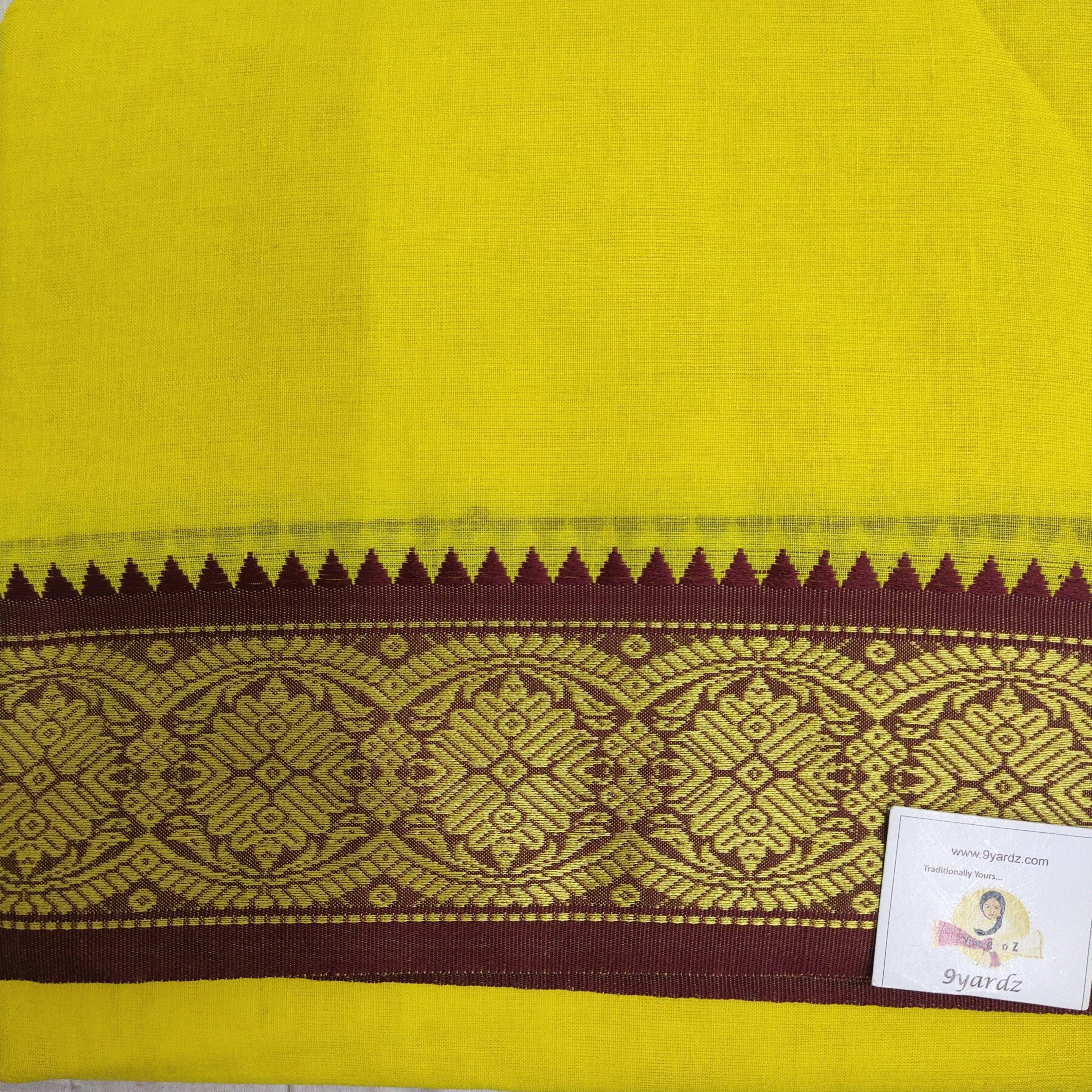 Pooti Color Cotton Colour Dhothi 9*5 – 9yardz