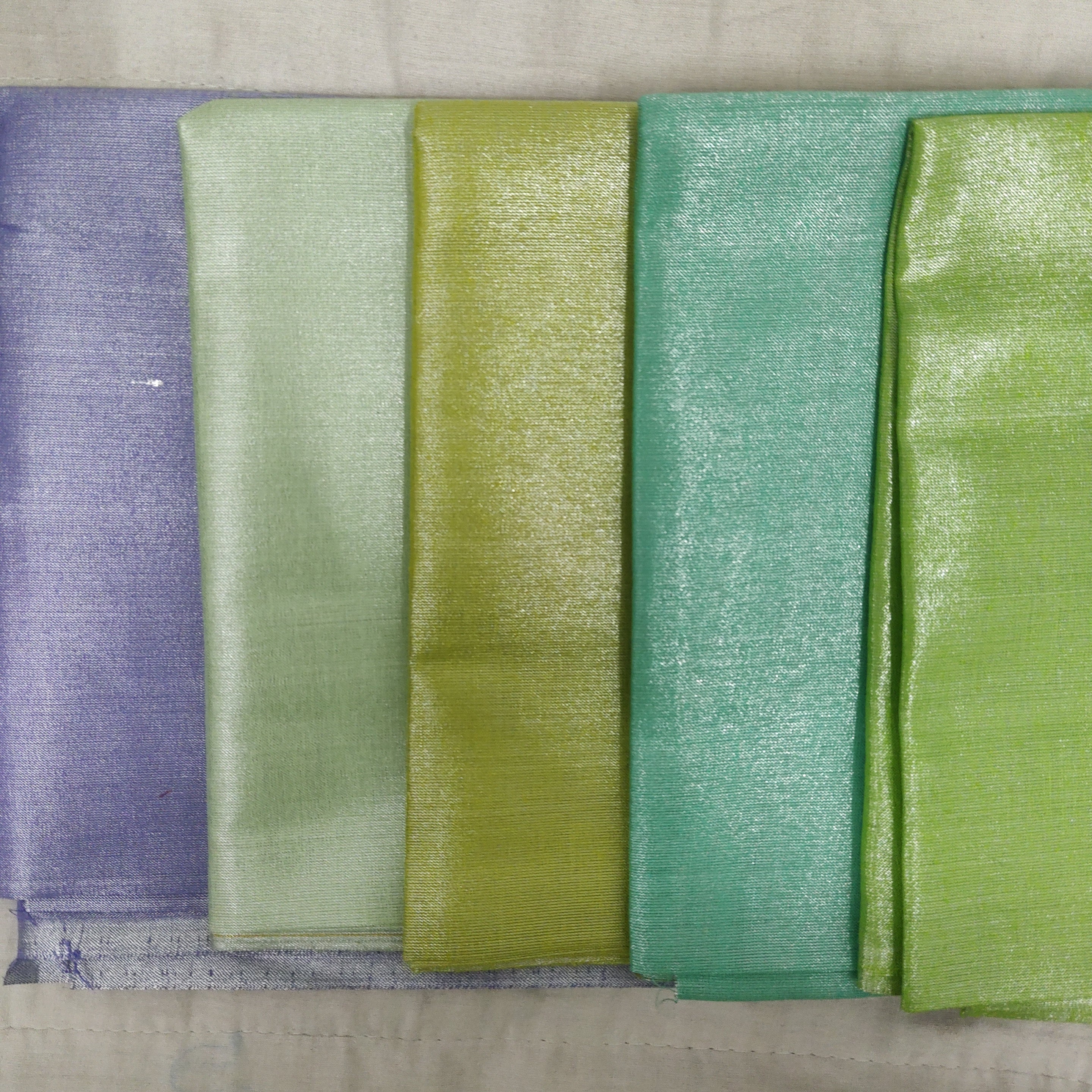 Plain Tissue blouse bits with silver finish