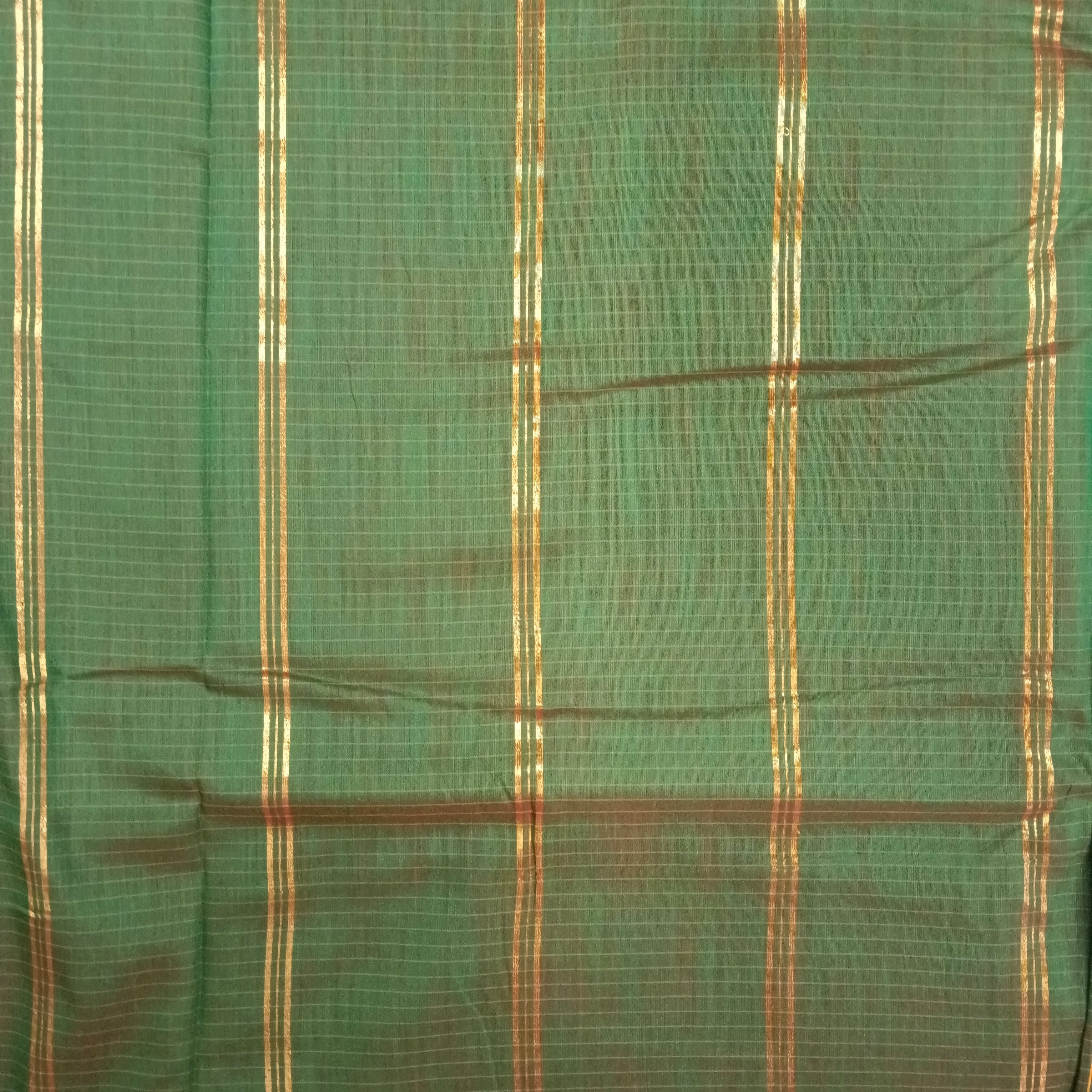 Poly silk 9.5yards madisar checked