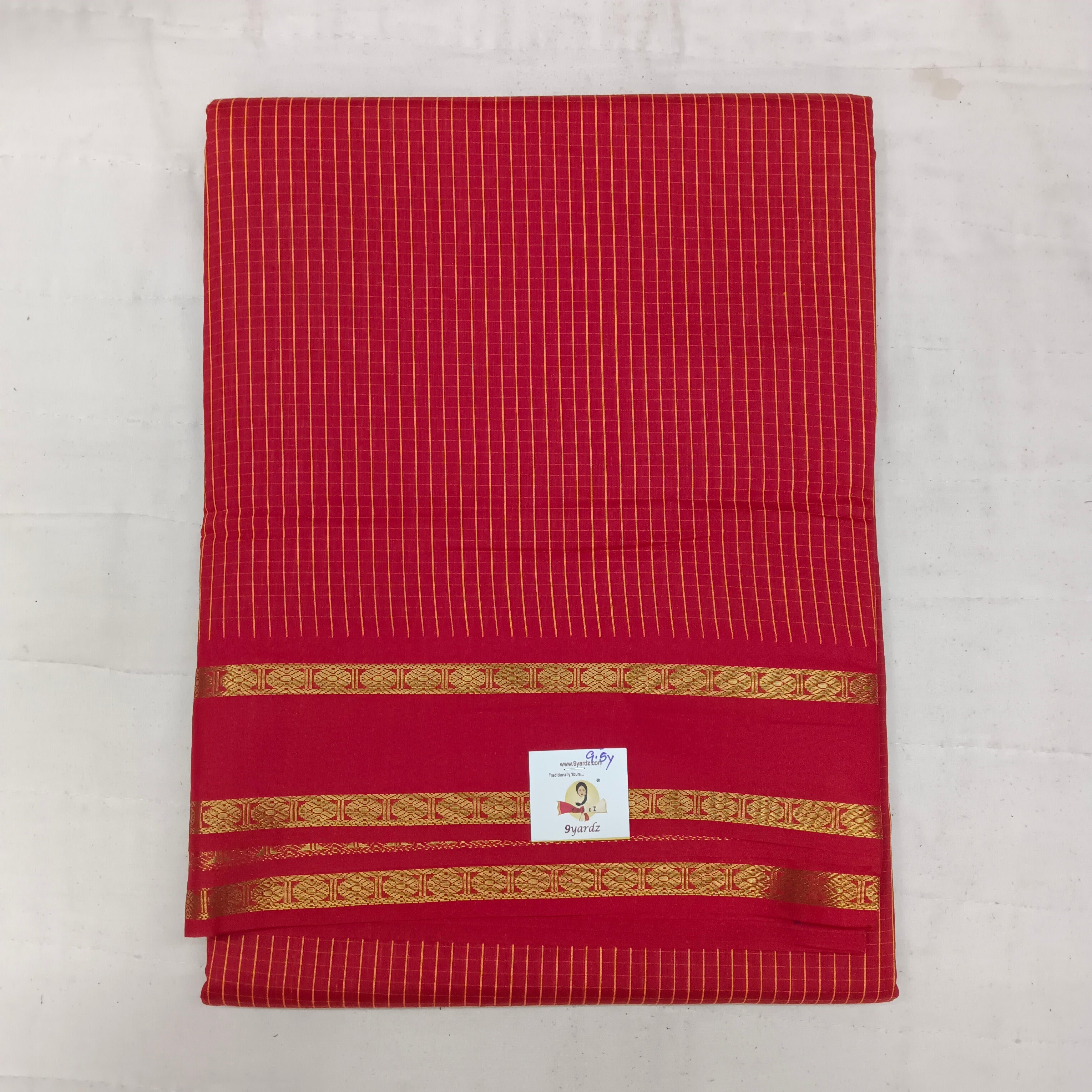 Poly silk 9.5yards madisar checked