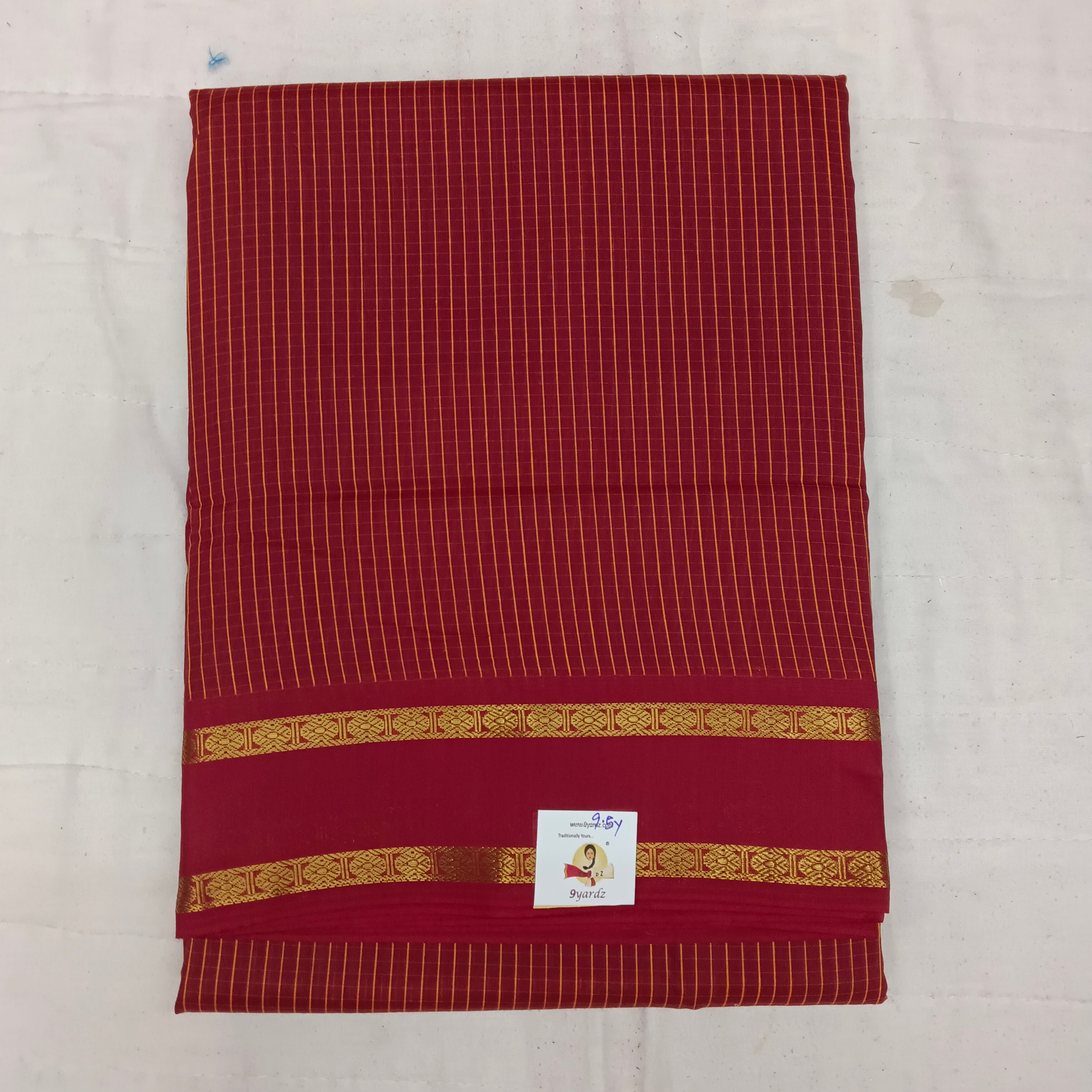 Poly silk 9.5yards madisar checked
