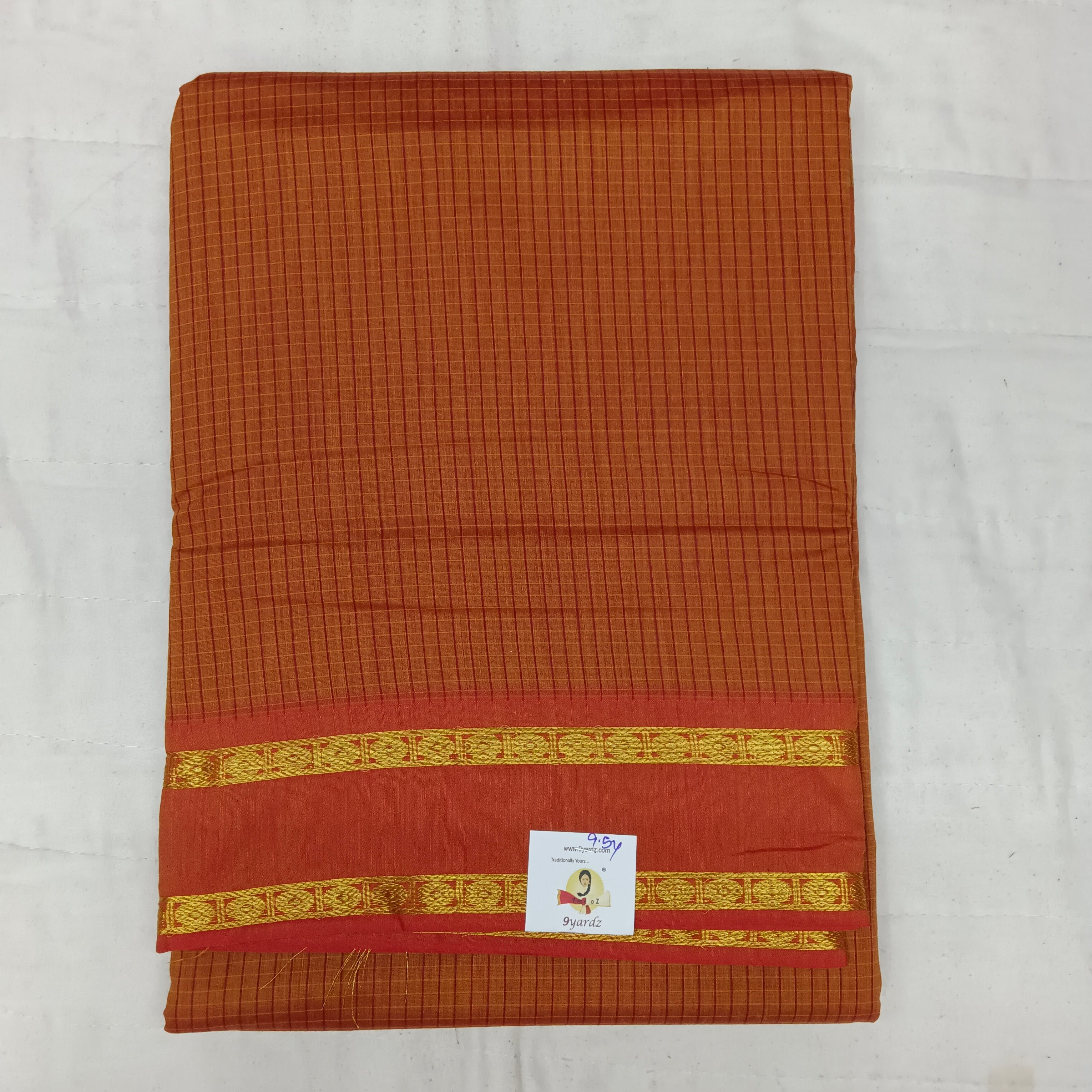 Poly silk 9.5yards madisar checked