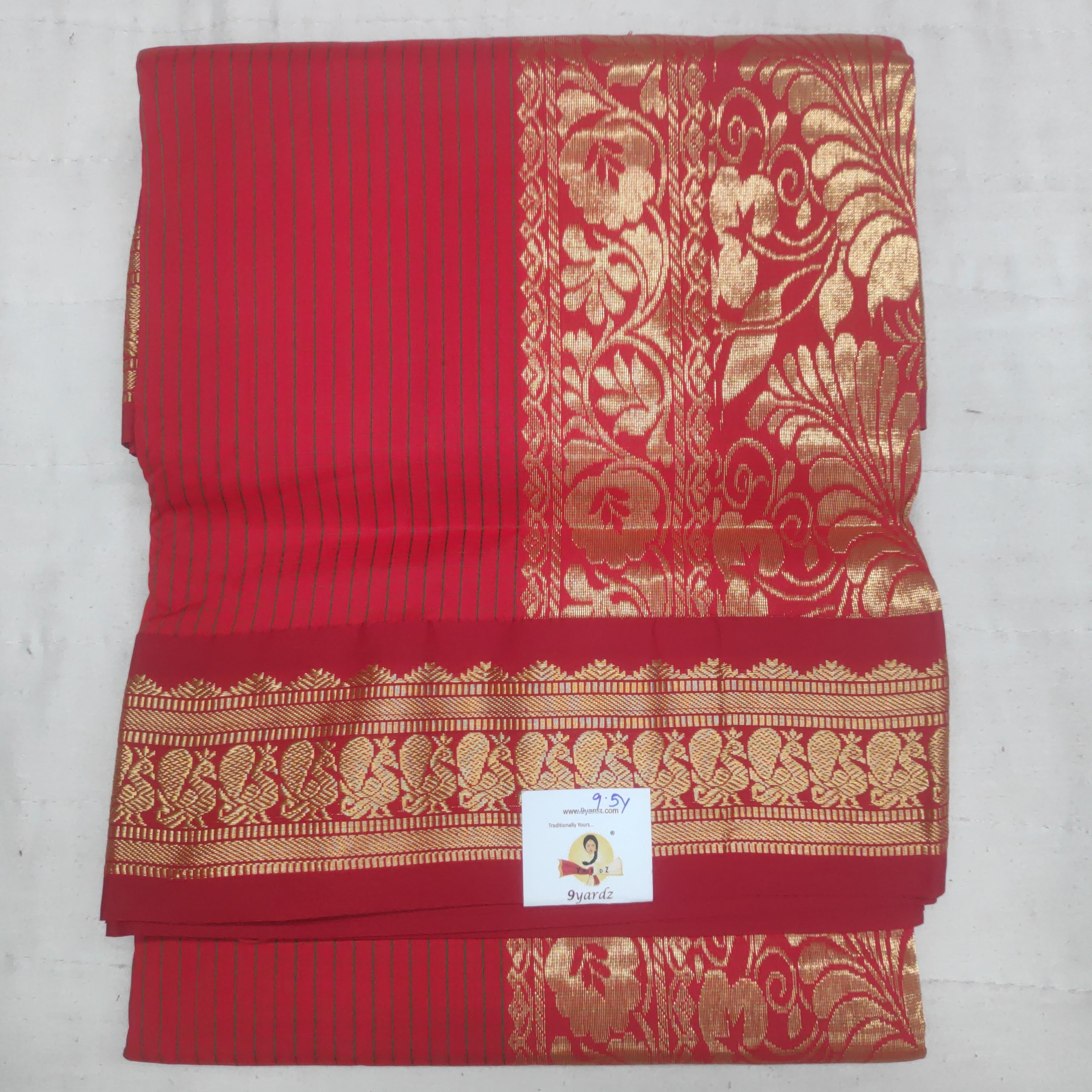 Poly silk 9.5yards madisar checked