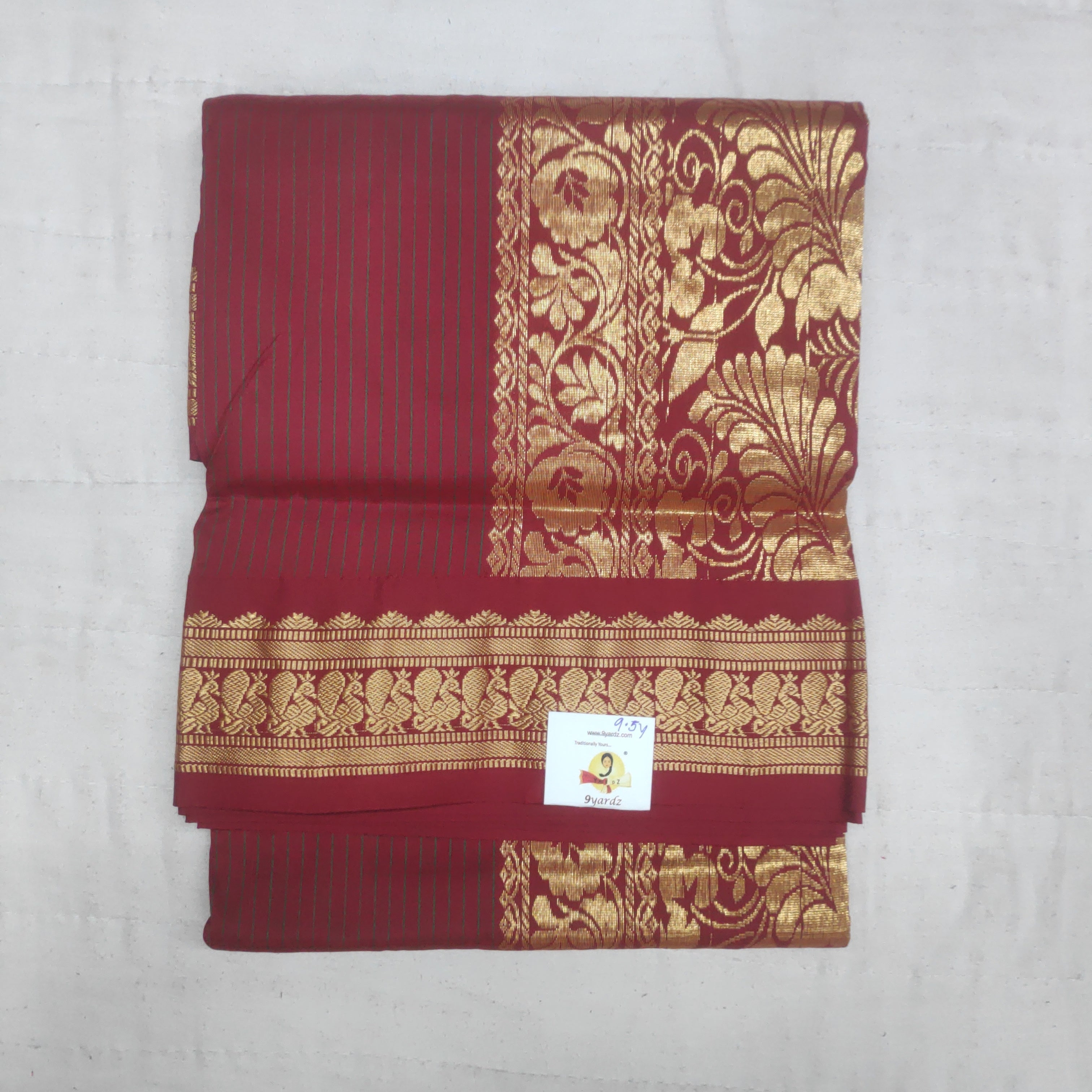 Poly silk 9.5yards madisar checked
