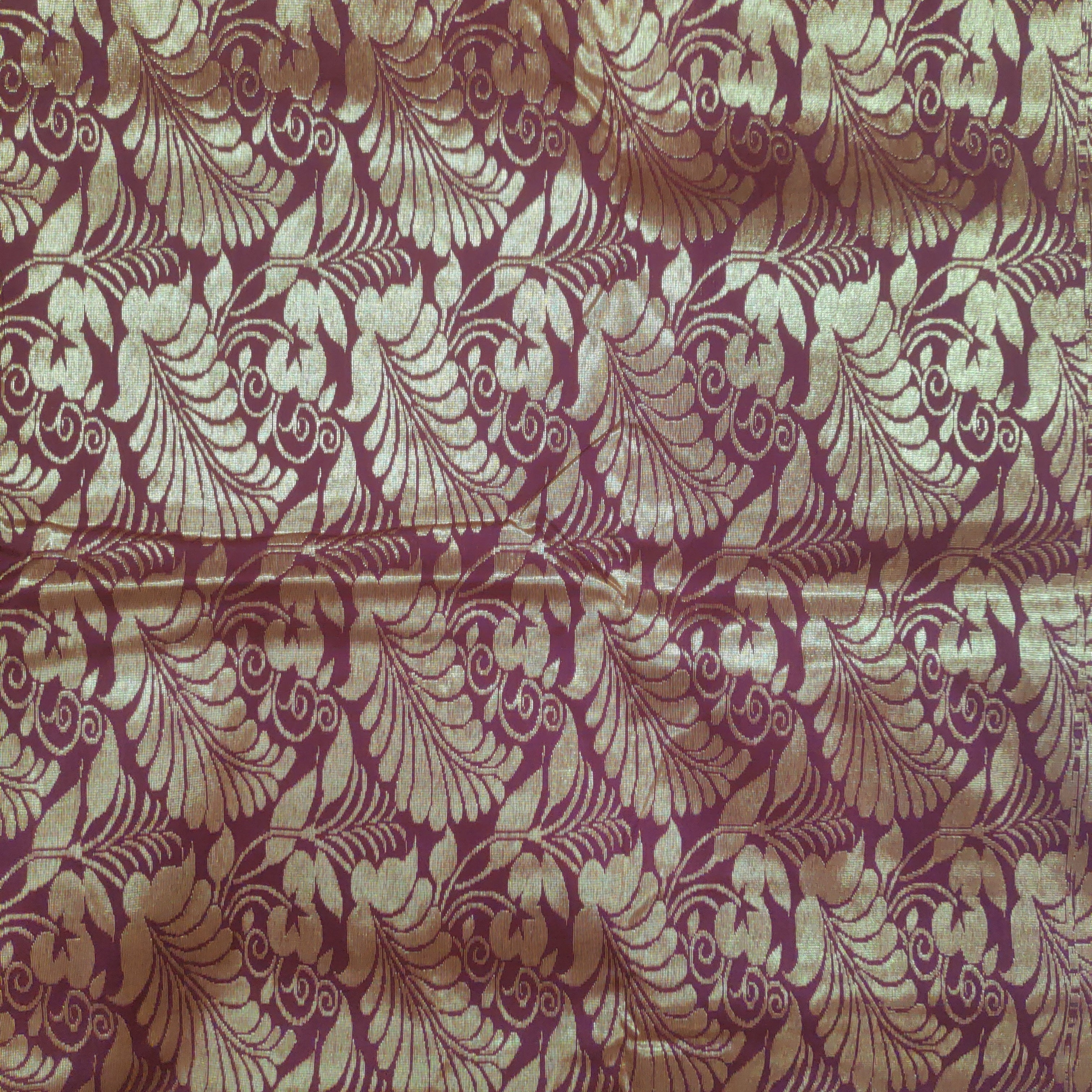 Poly silk 9.5yards madisar checked