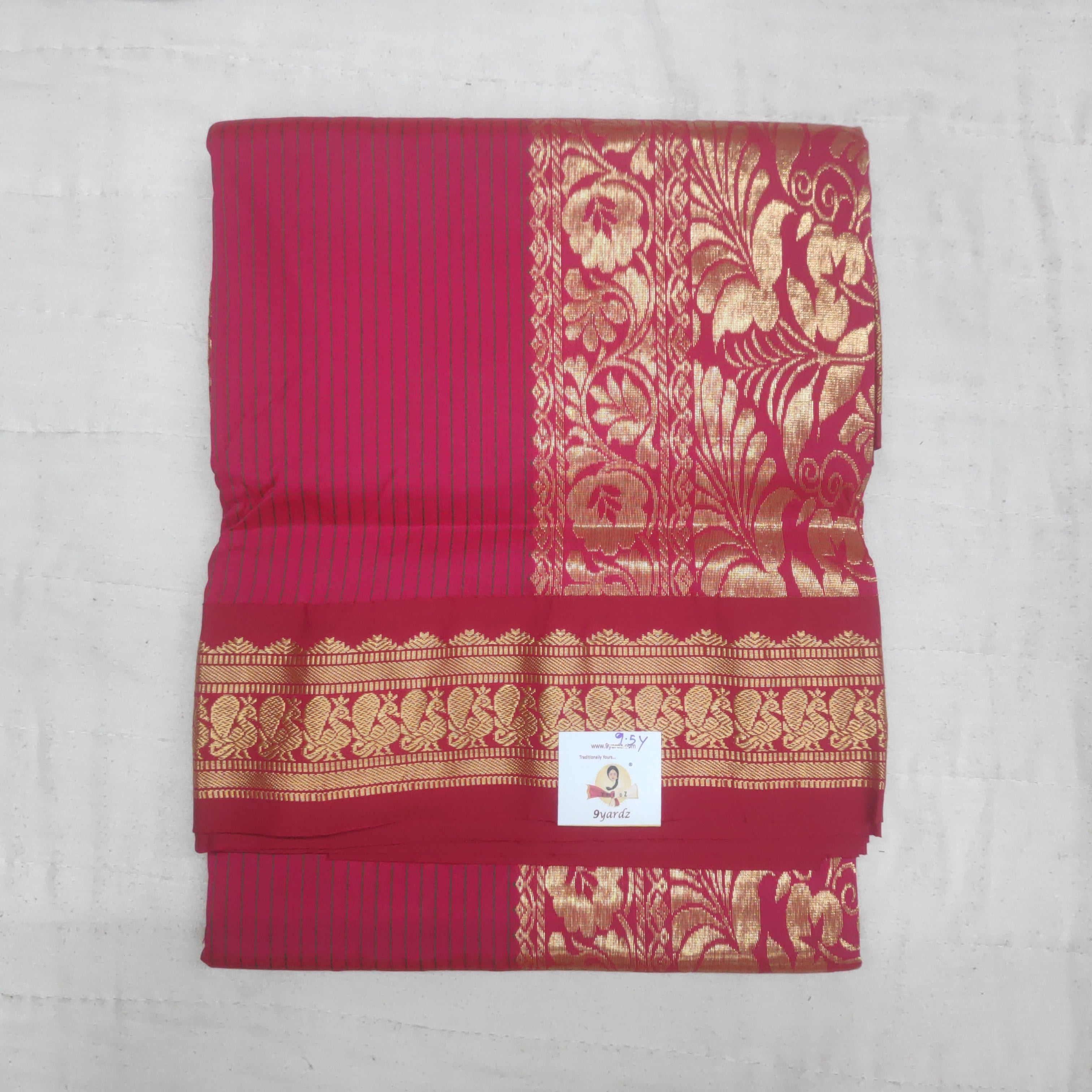 Poly silk 9.5yards madisar checked