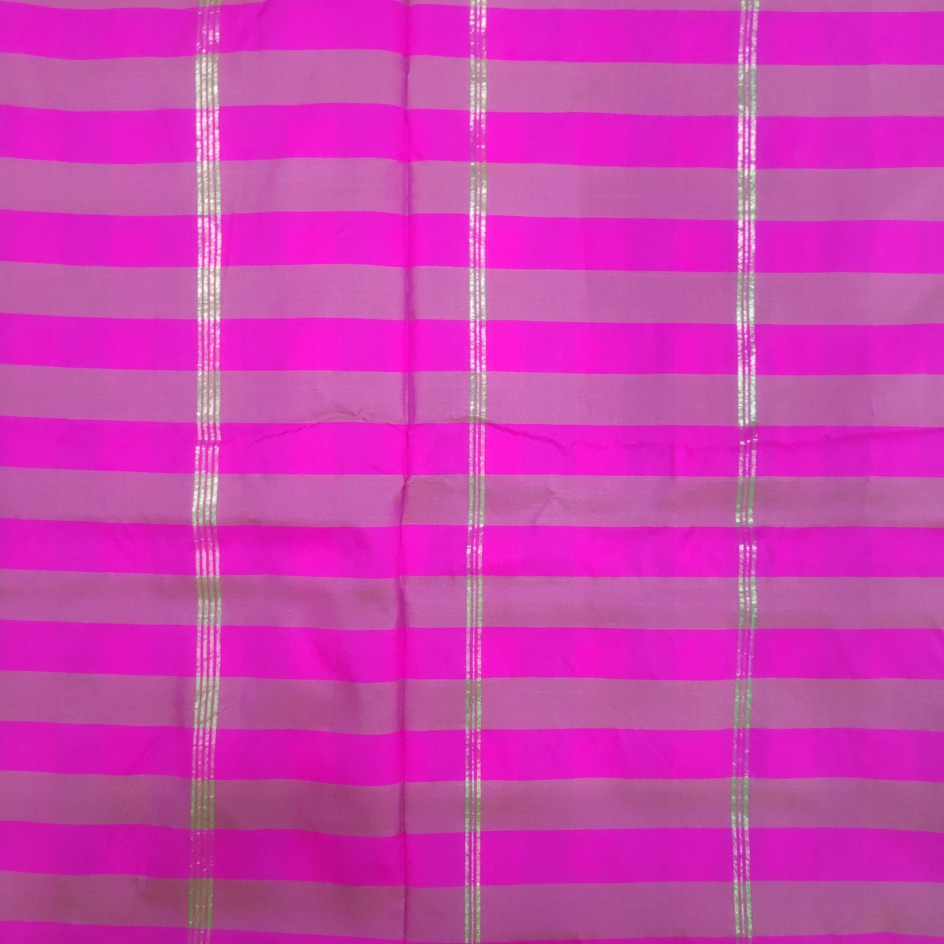 Poly silk 9.5yards madisar checked