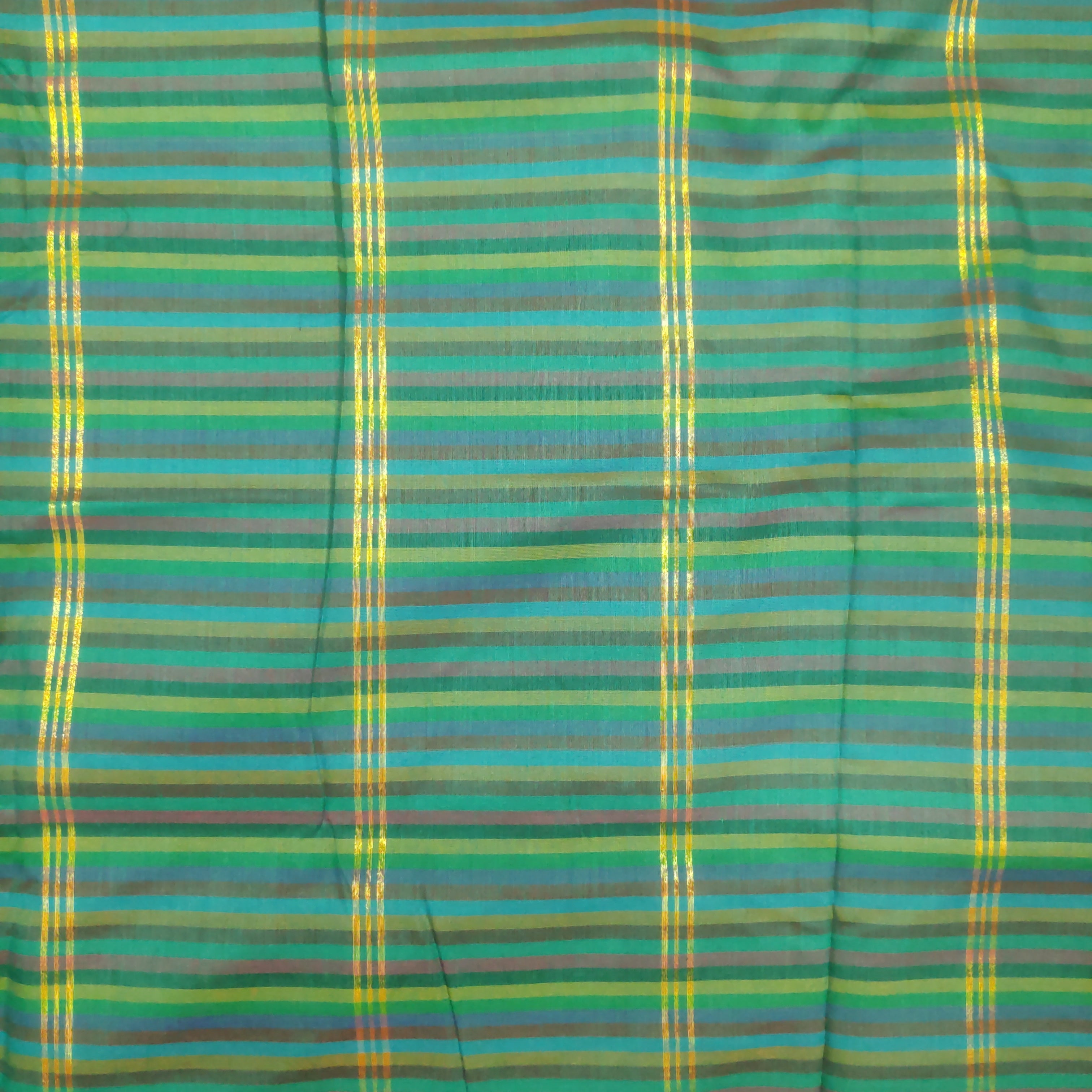 Poly silk 9.5yards madisar striped