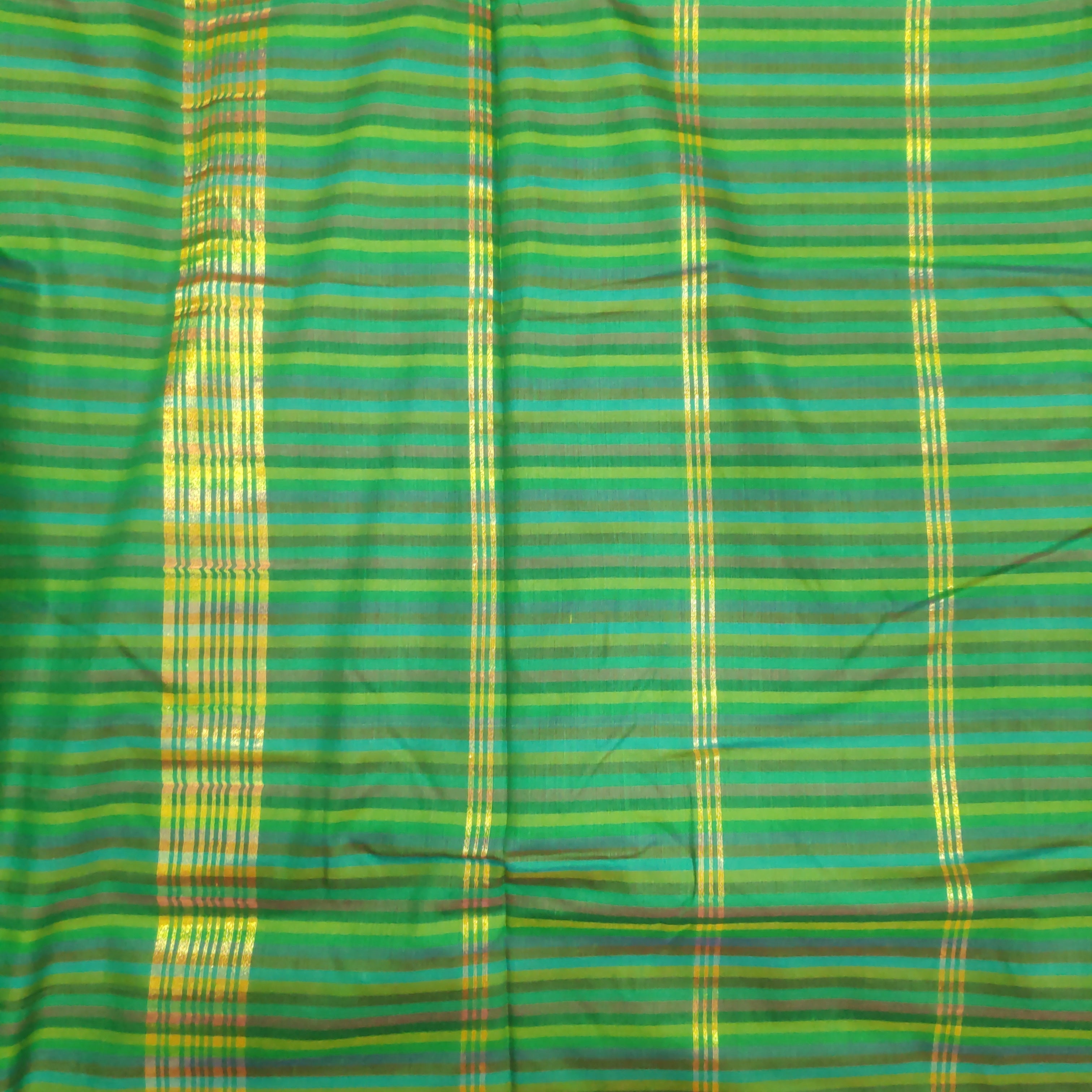 Poly silk 9.5yards madisar striped