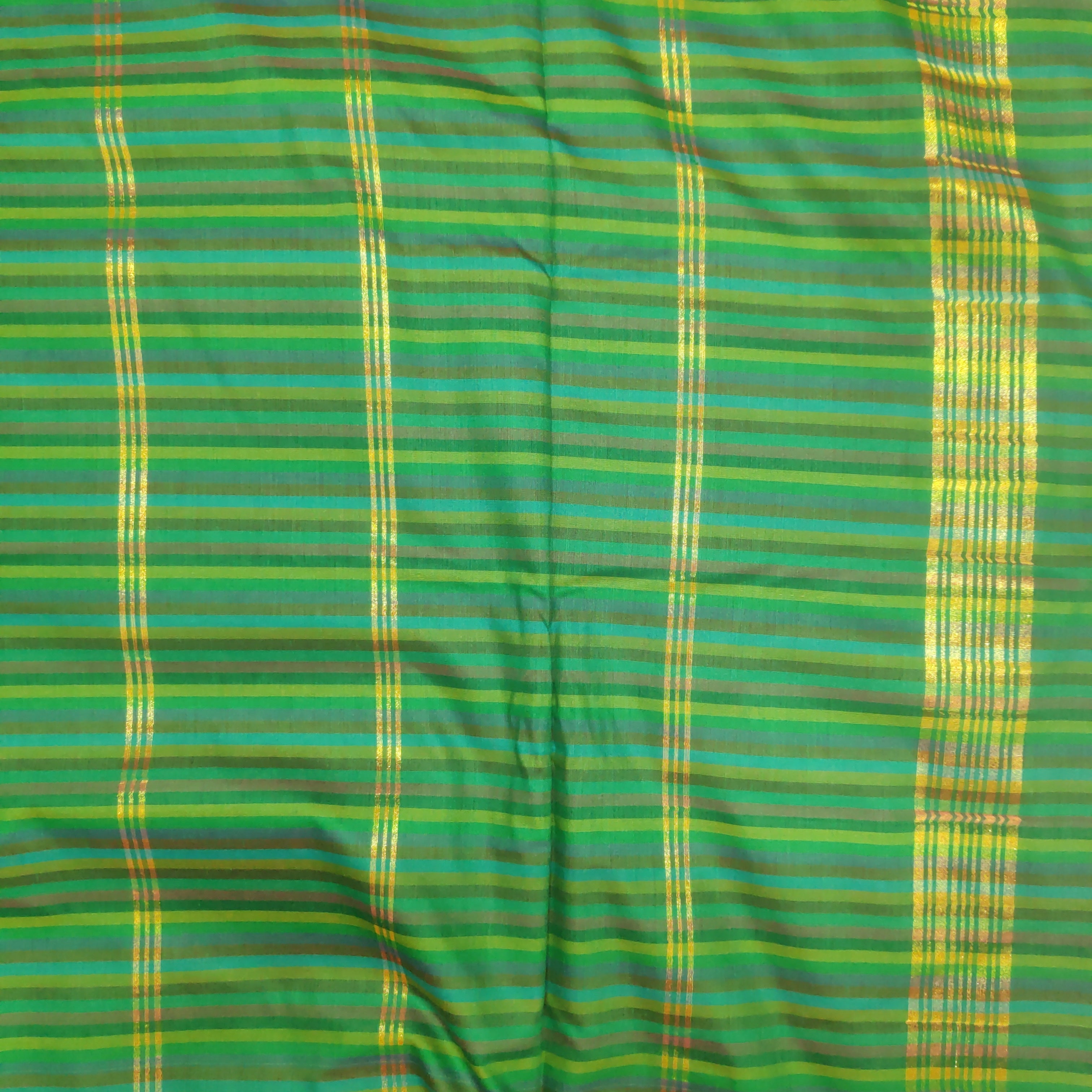 Poly silk 9.5yards madisar striped
