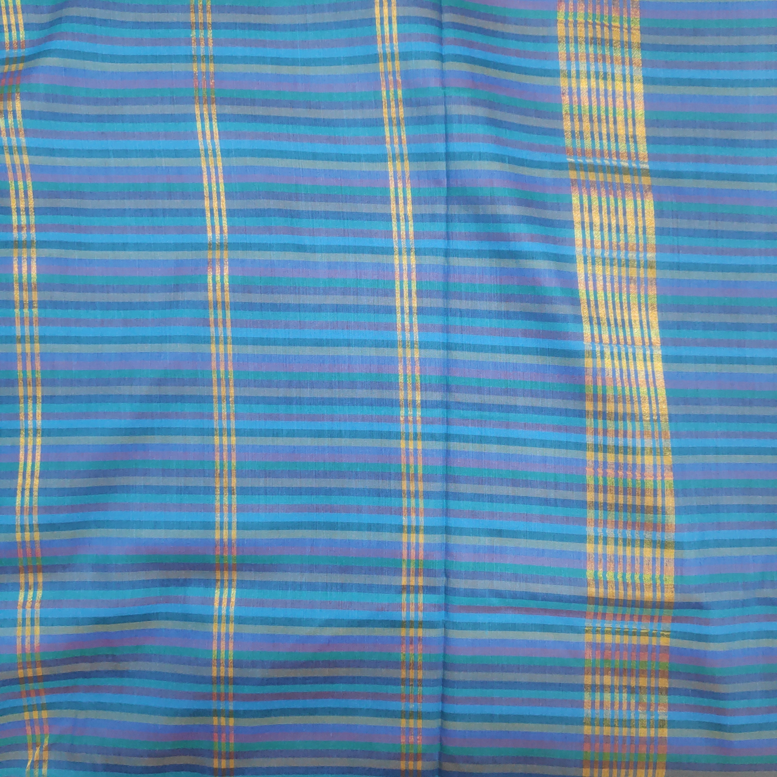 Poly silk 9.5yards madisar striped