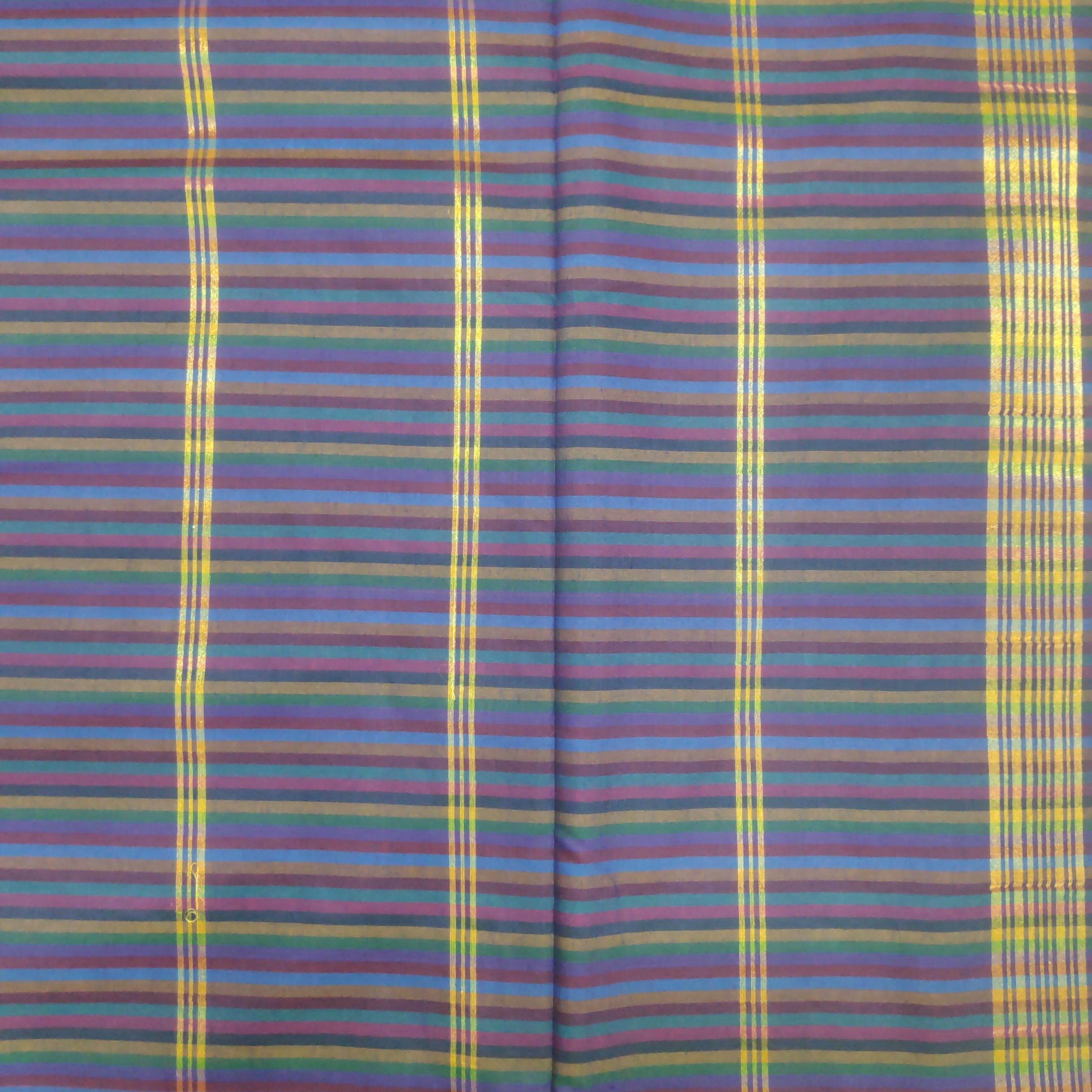 Poly silk 9.5yards madisar striped