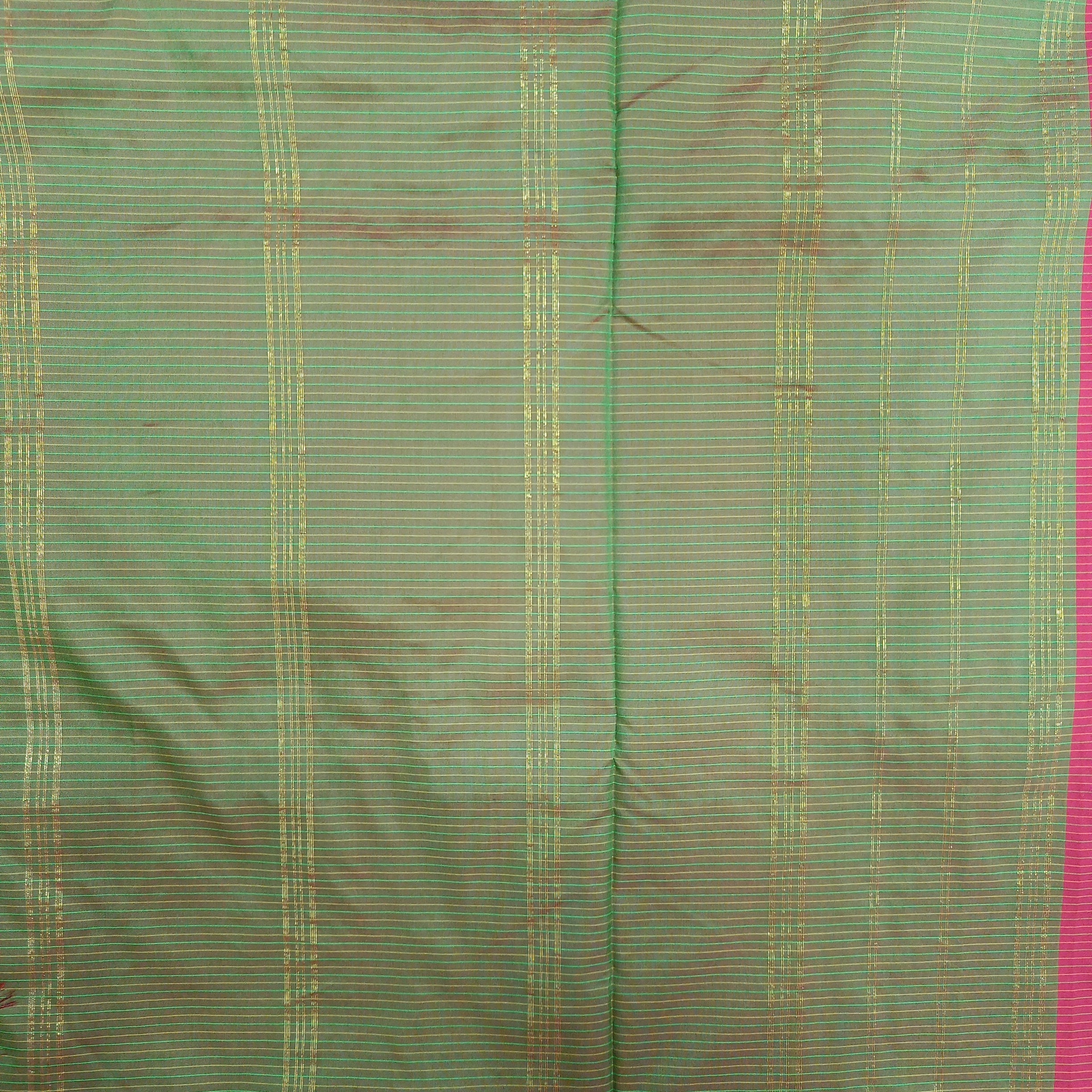 Poly silk 9.5yards madisar striped