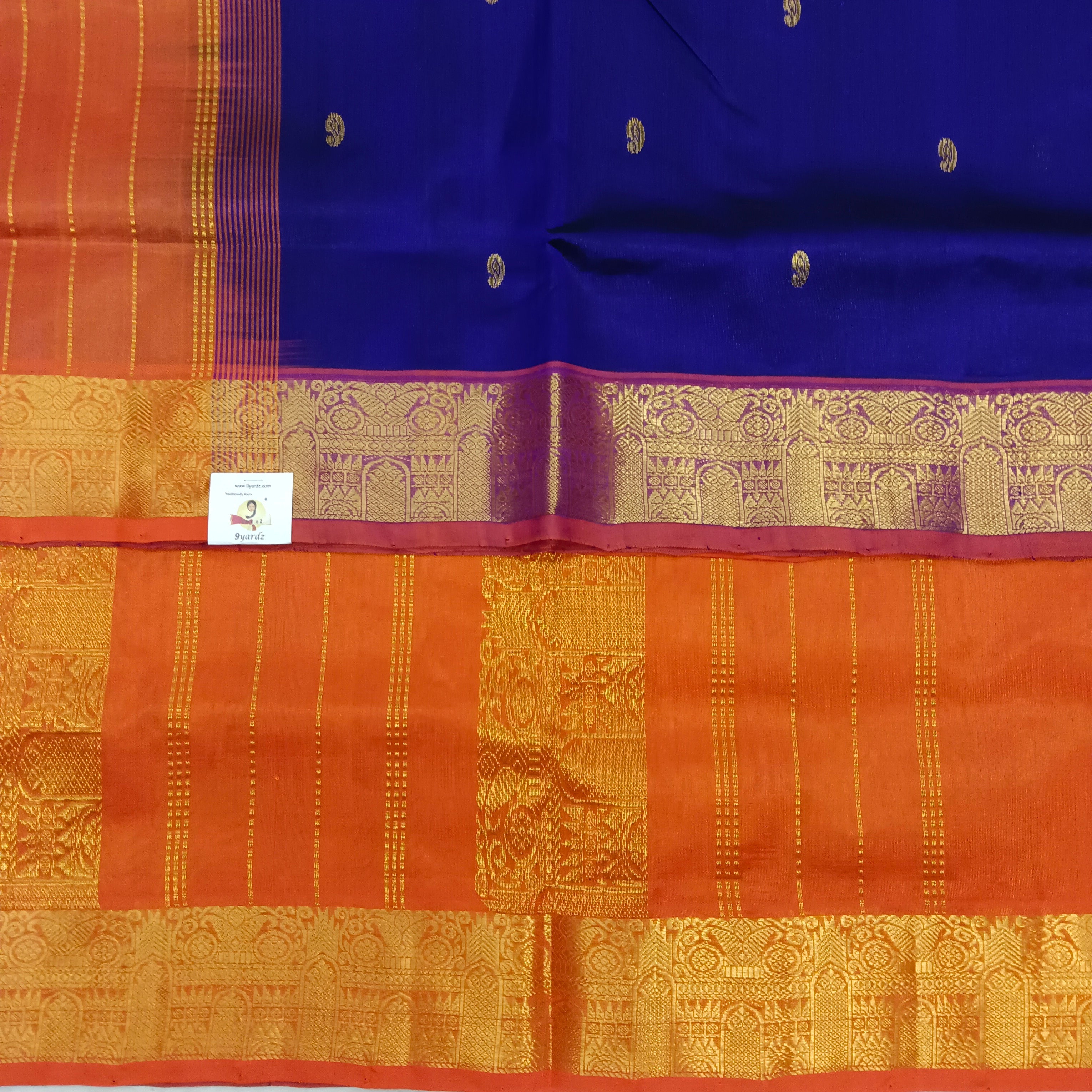Pure silk cotton with butta