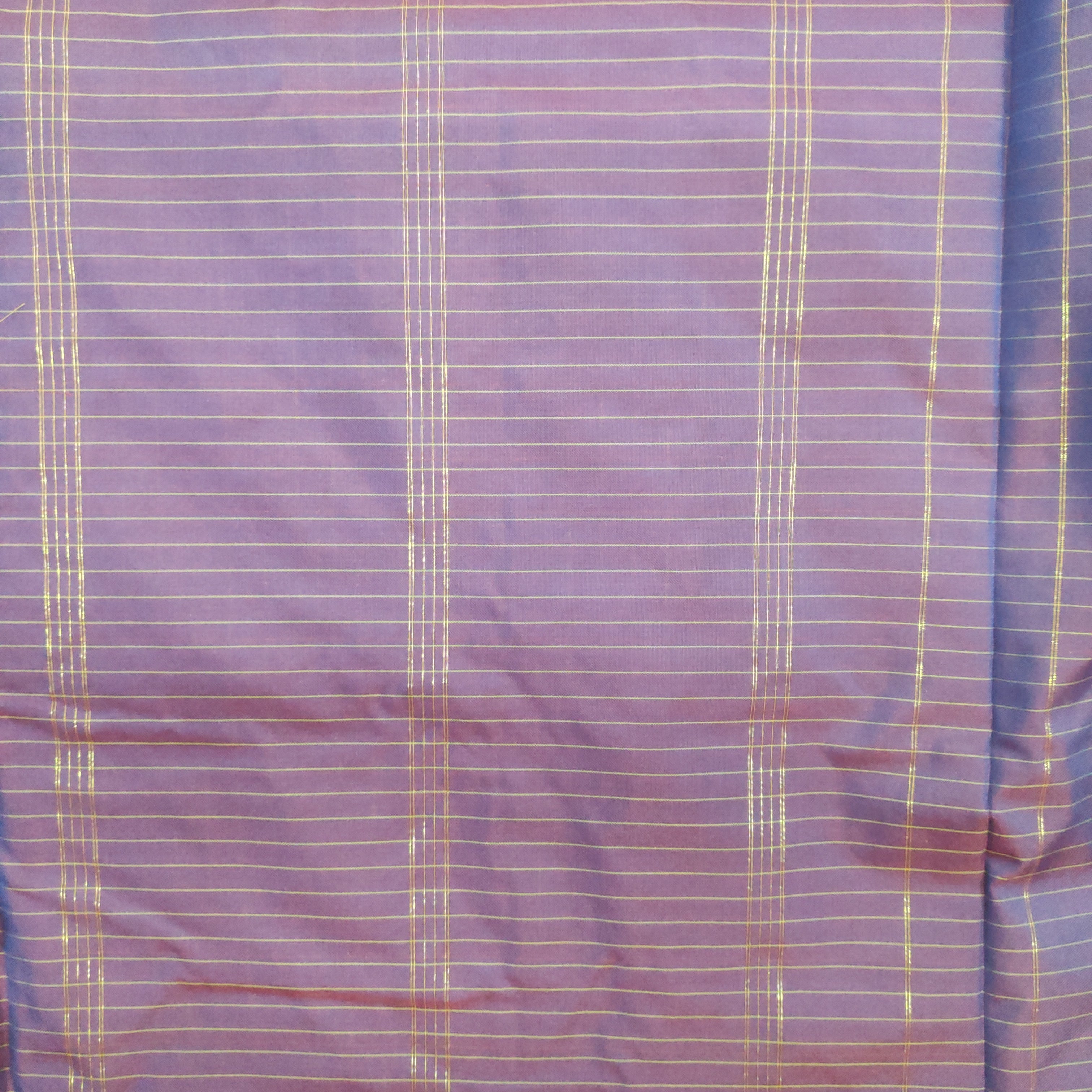 Poly silk 10yards madisar checked