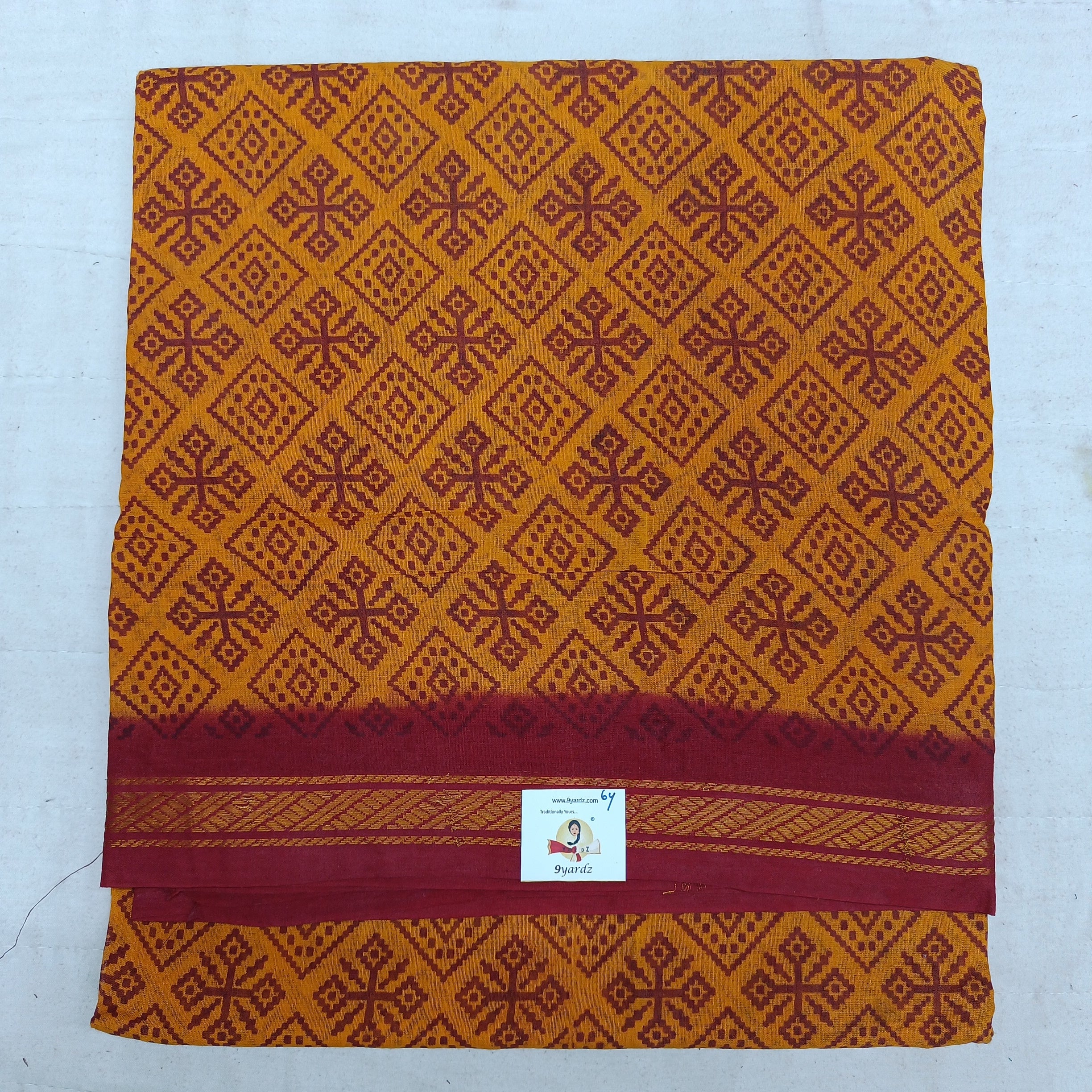 Sungudi cotton 6 yards