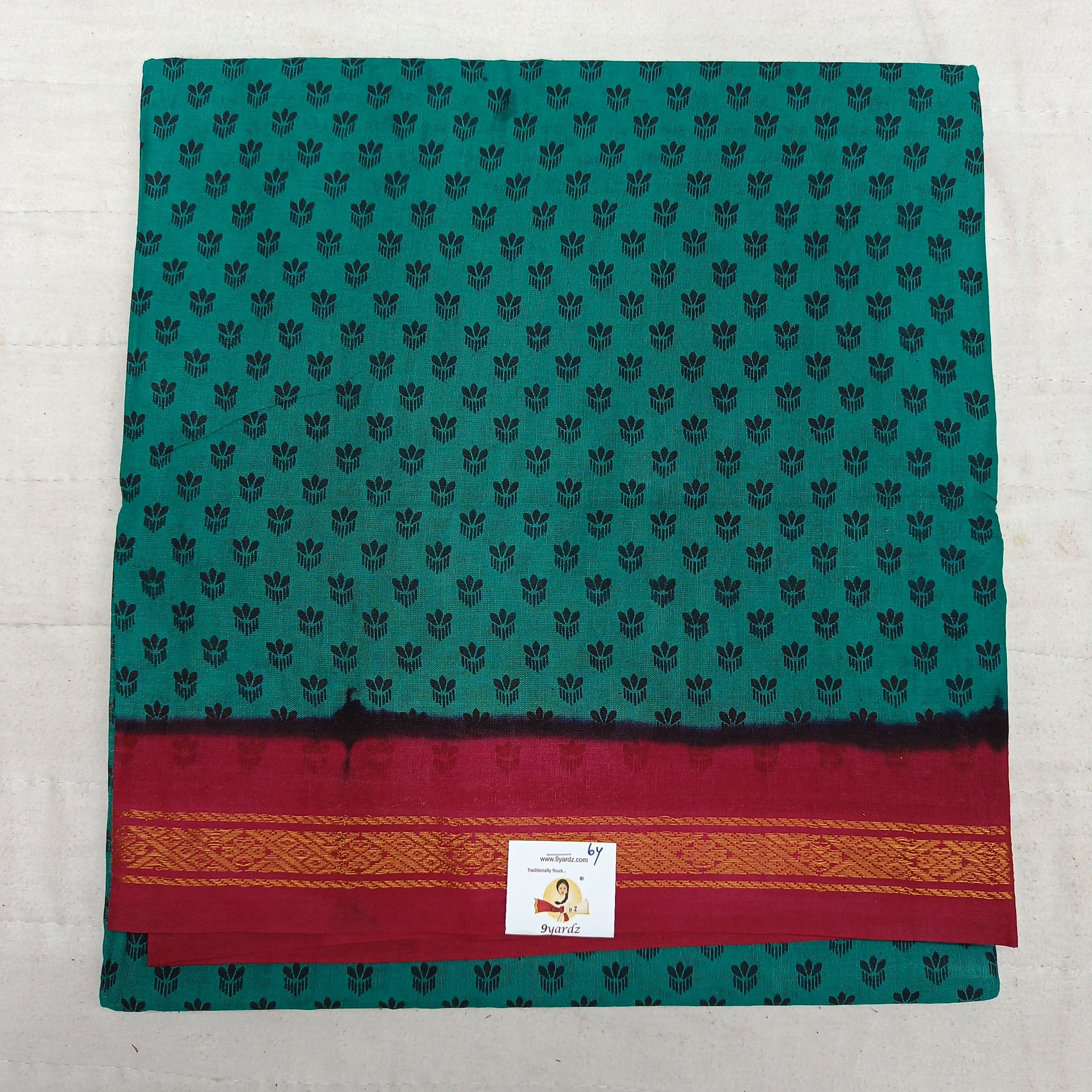Sungudi cotton 6 yards