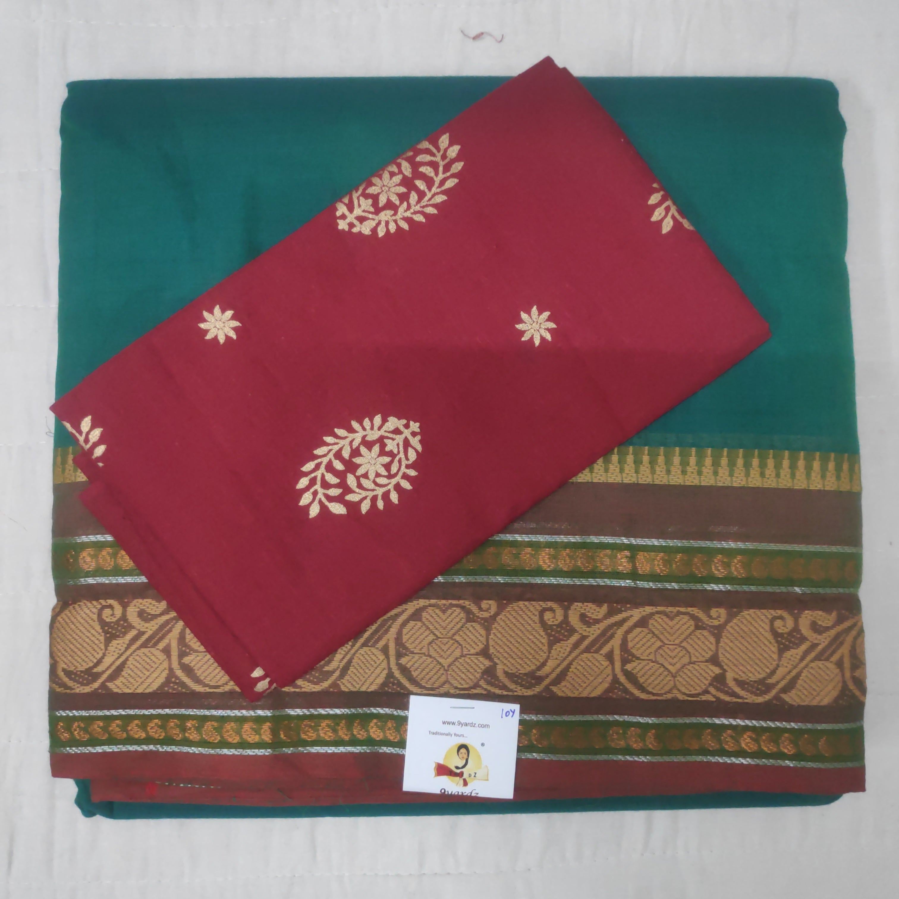 Arupukottai cotton 10 yards madisar
