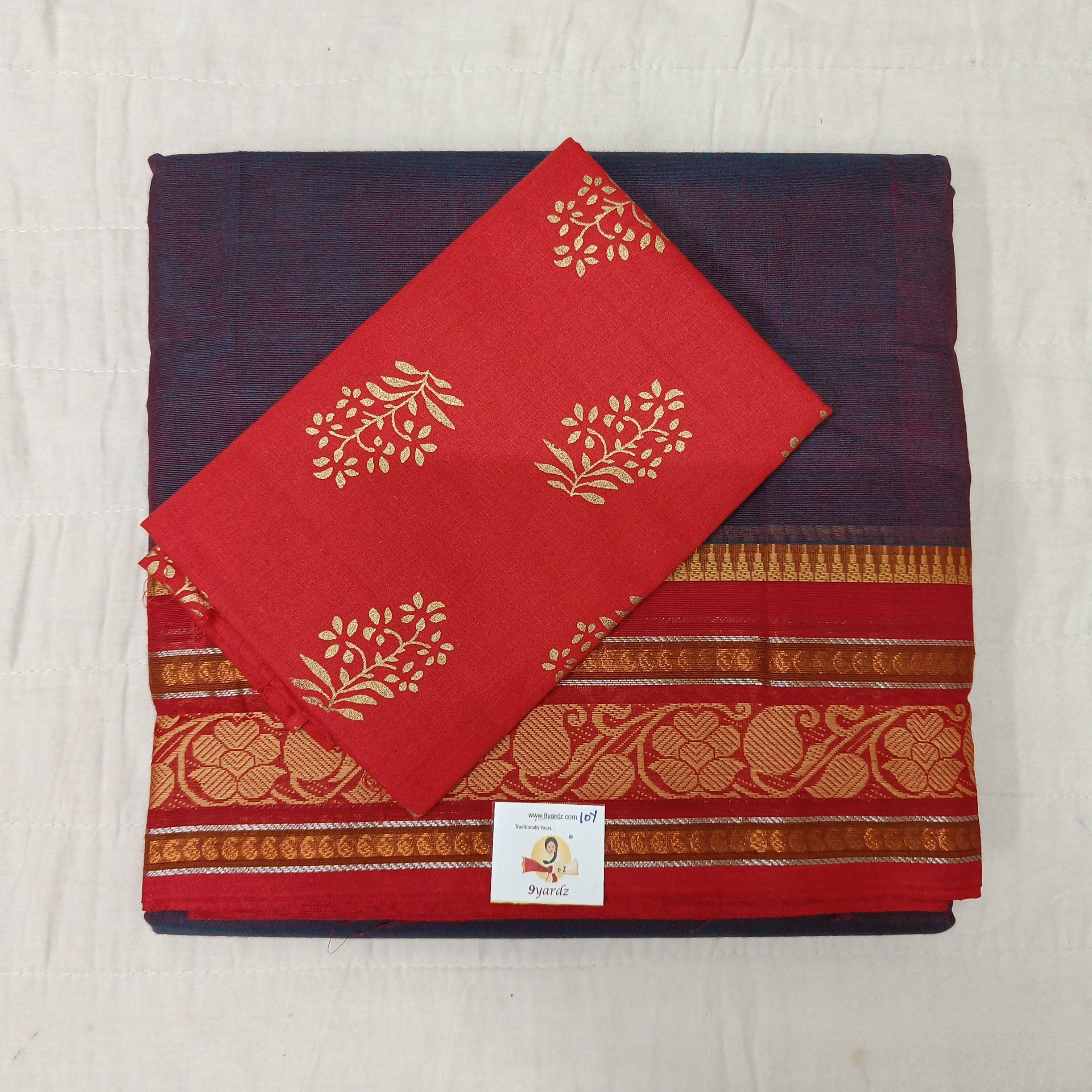 Arupukottai cotton 10 yards madisar