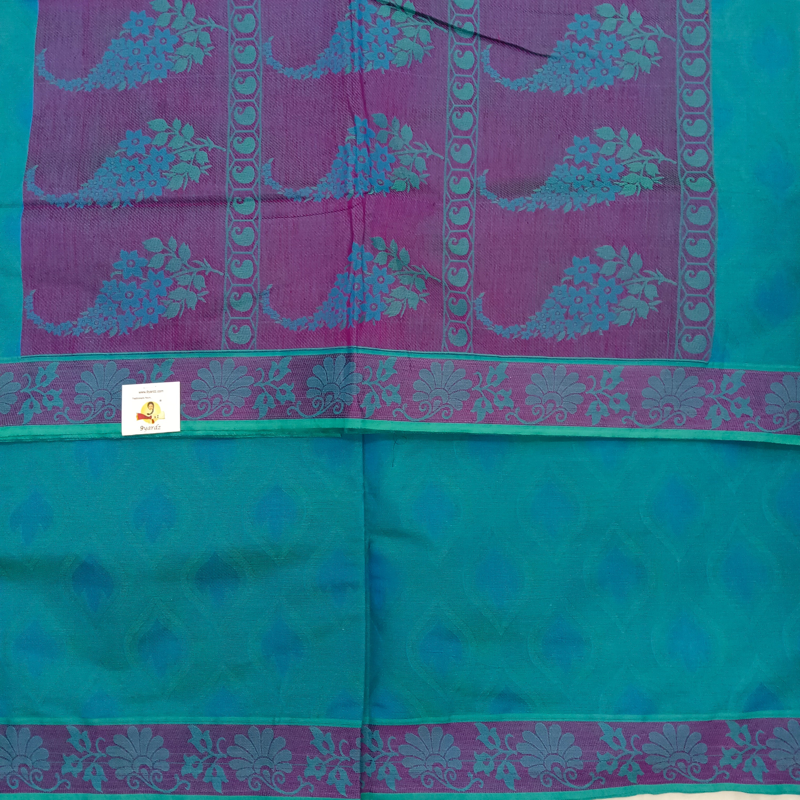 Rich Cotton Embossed sarees
