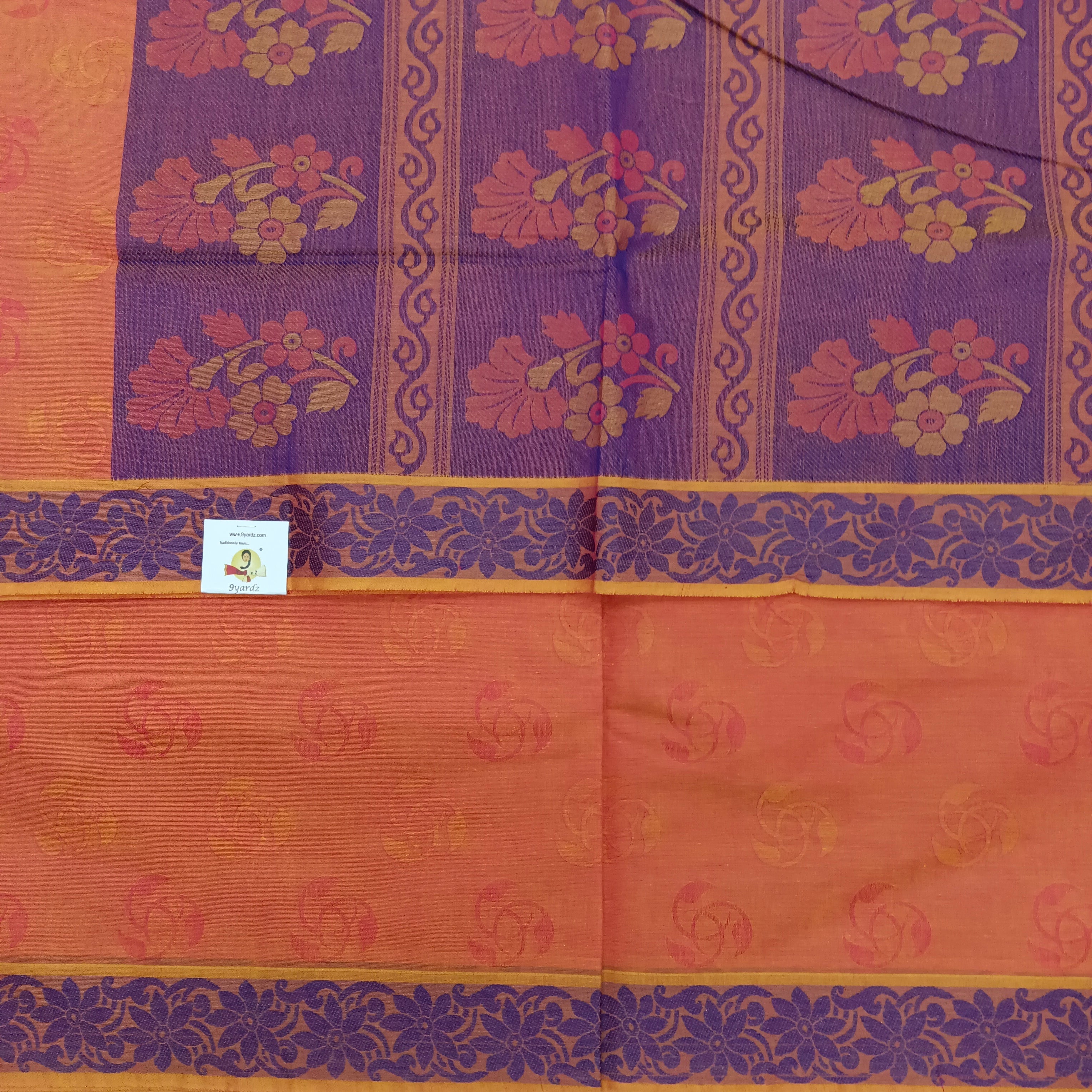 Rich Cotton Embossed sarees