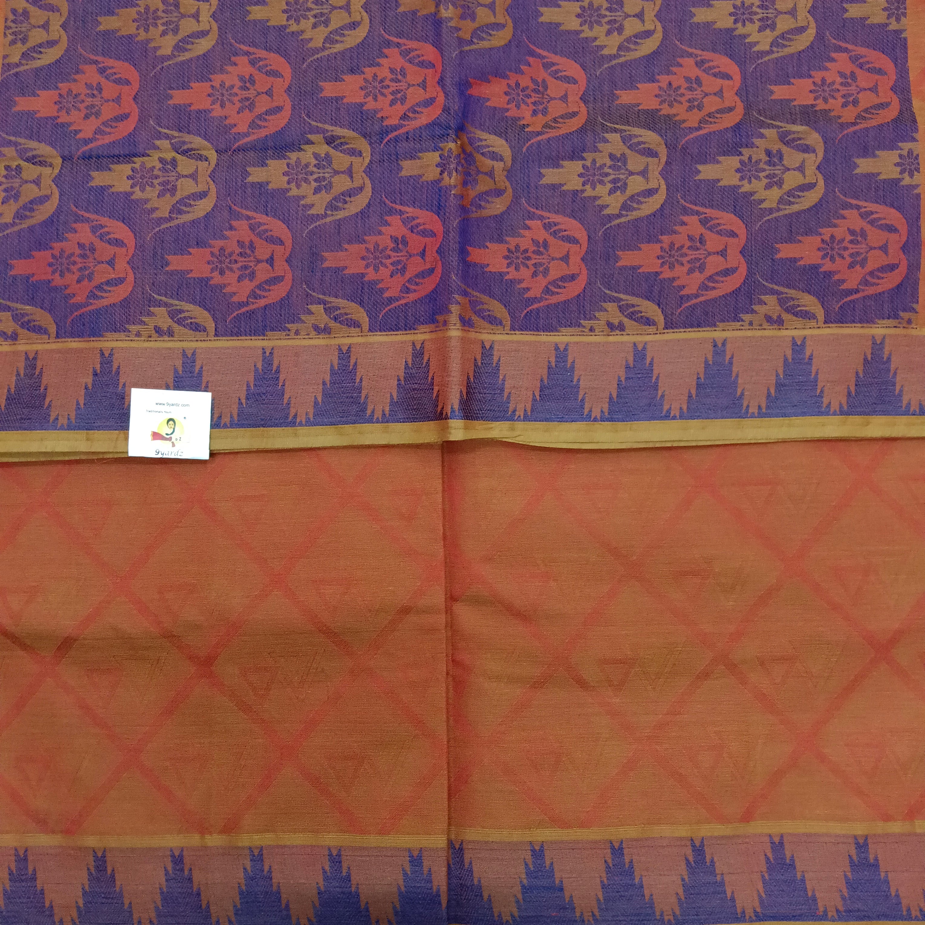 Rich Cotton Embossed sarees
