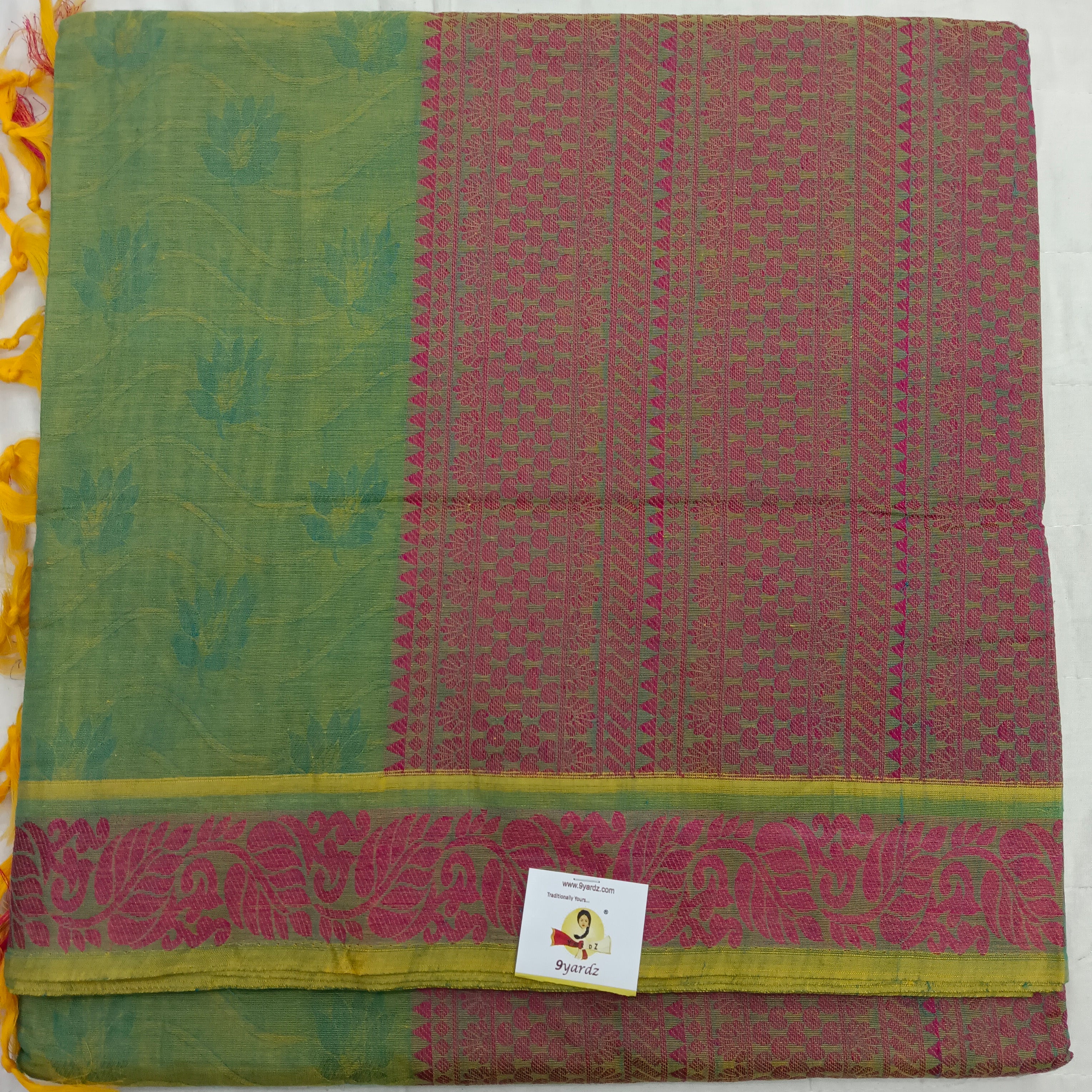 Rich Cotton Embossed sarees