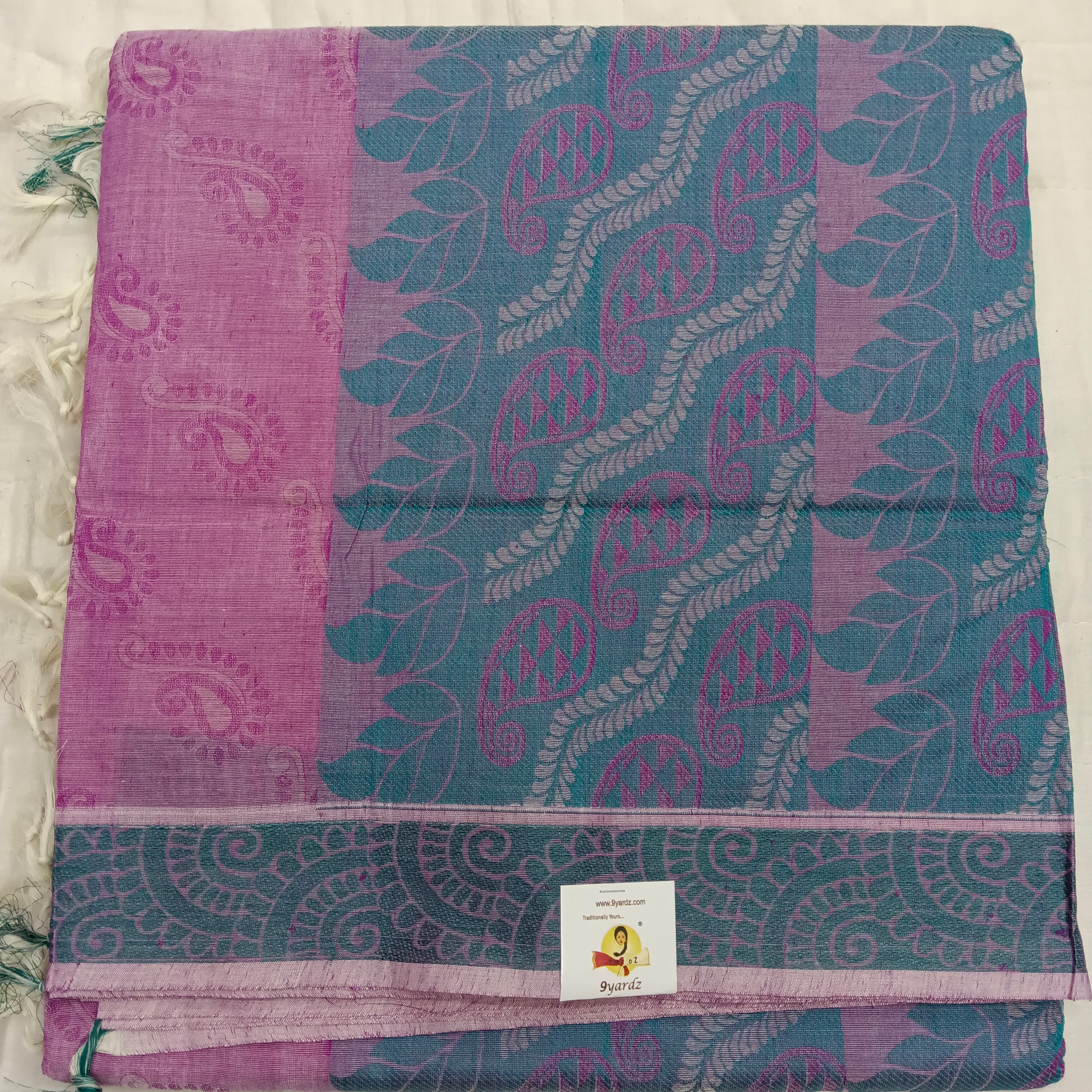 Rich Cotton Embossed sarees