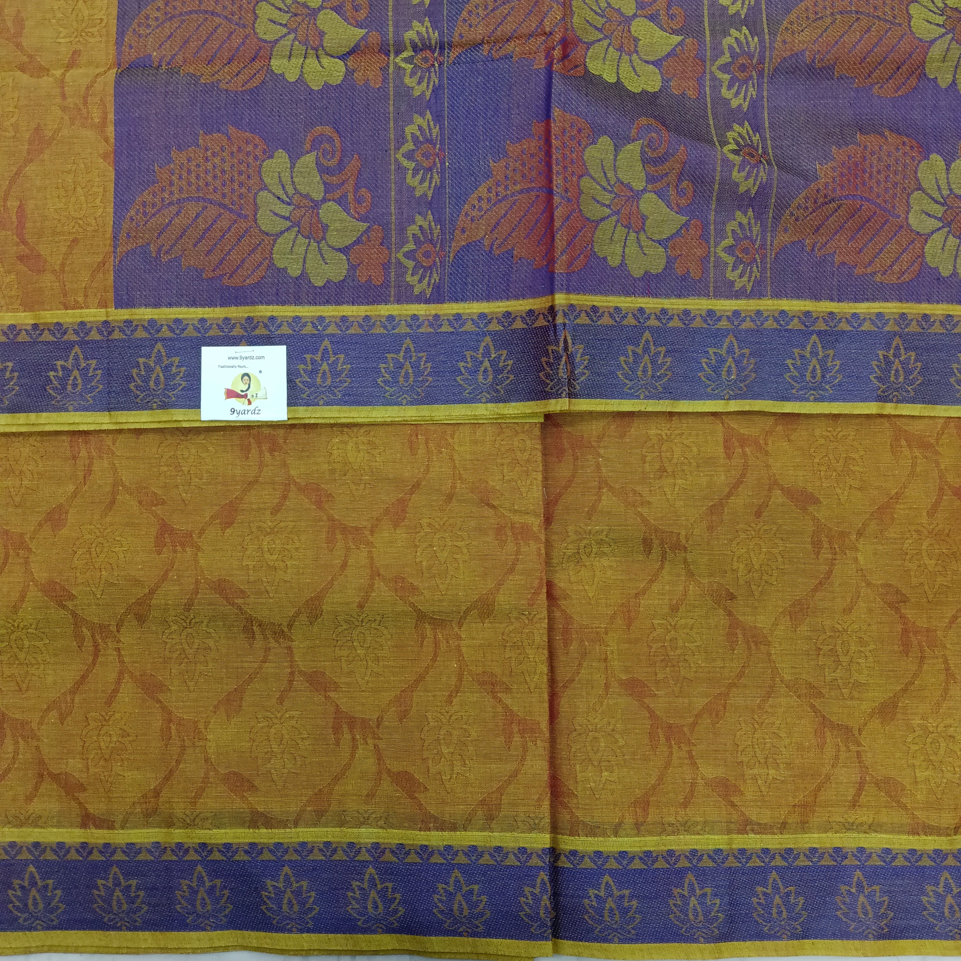 Rich Cotton Embossed sarees