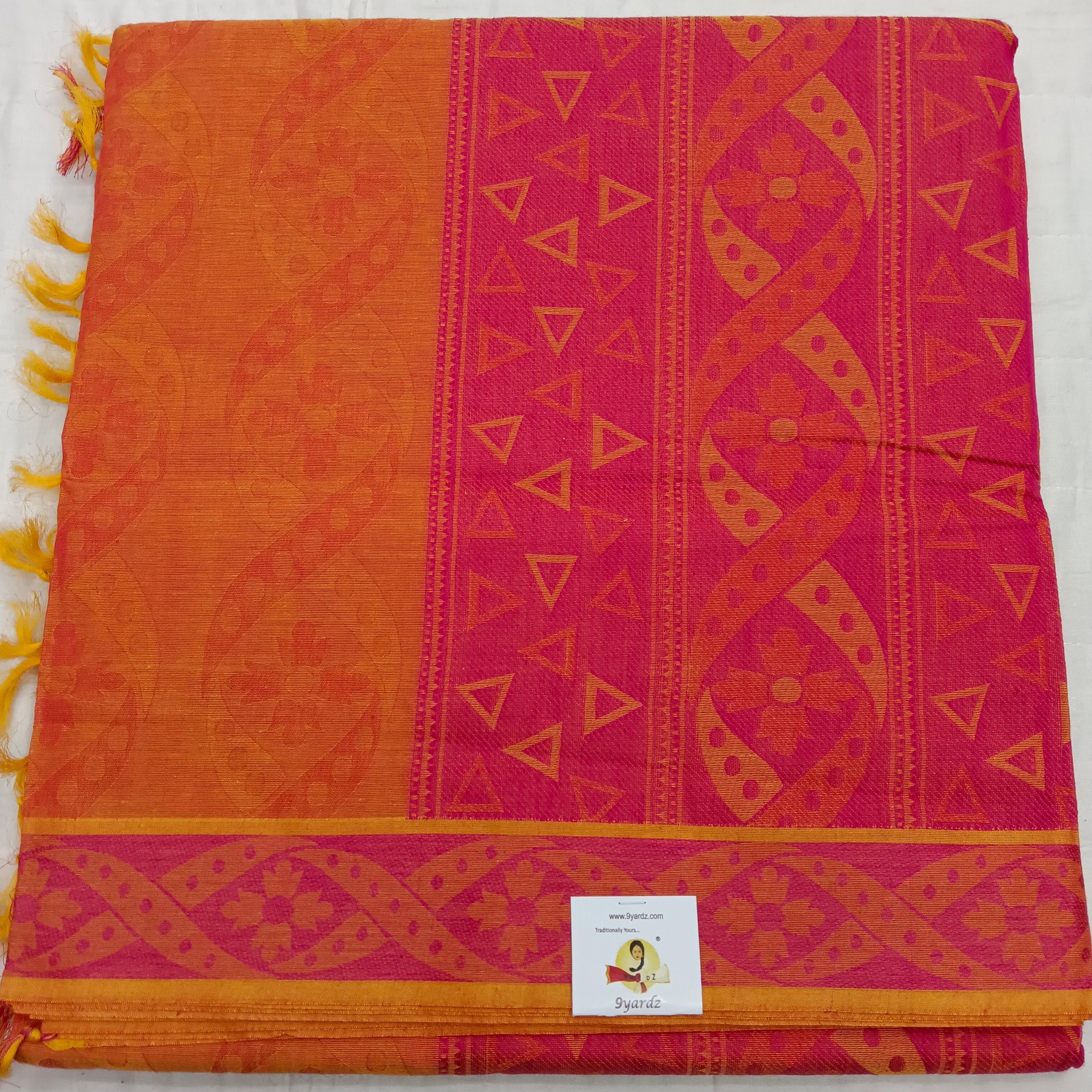 Rich Cotton Embossed sarees