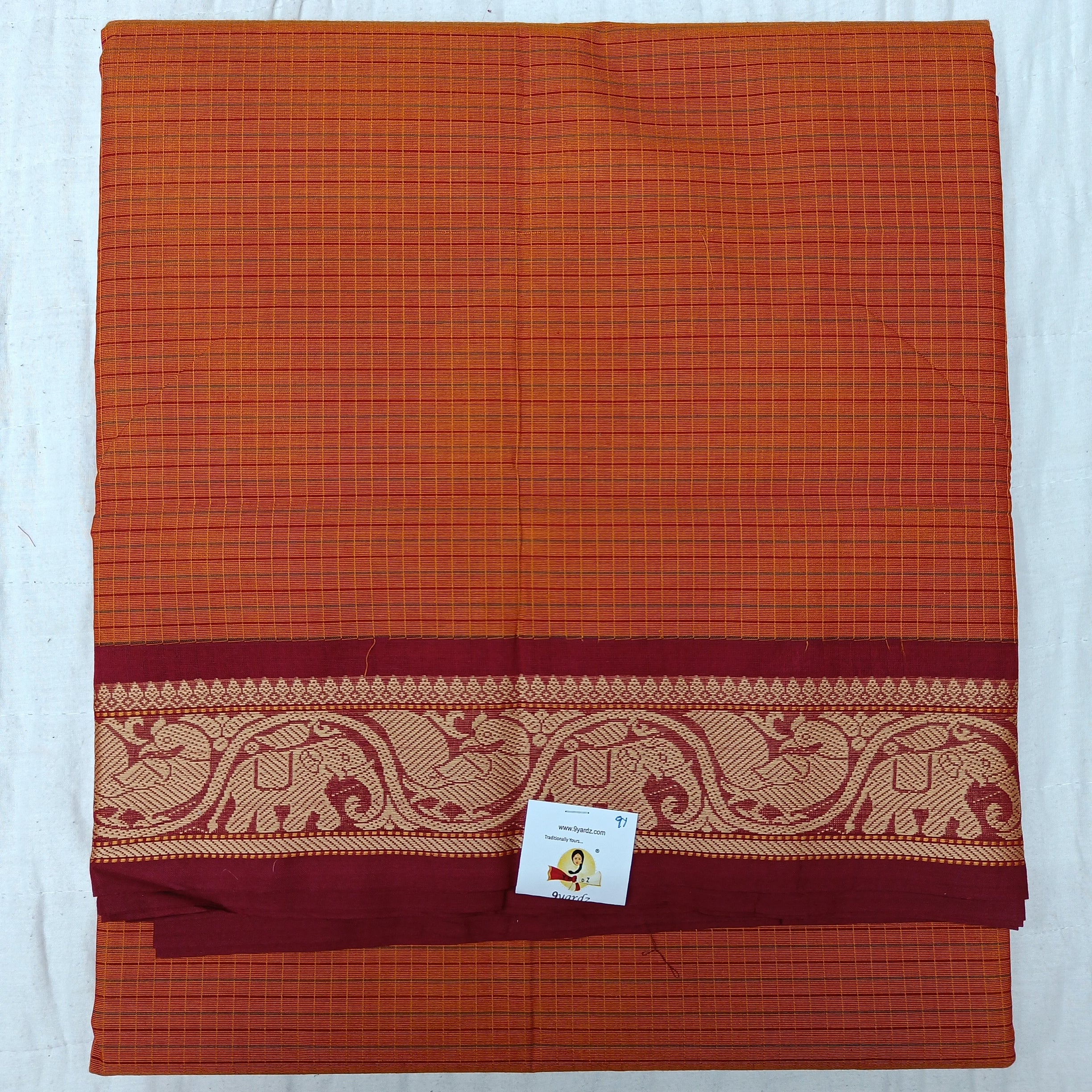 Chettinadu / Karaikudi cotton 9 yards madisar