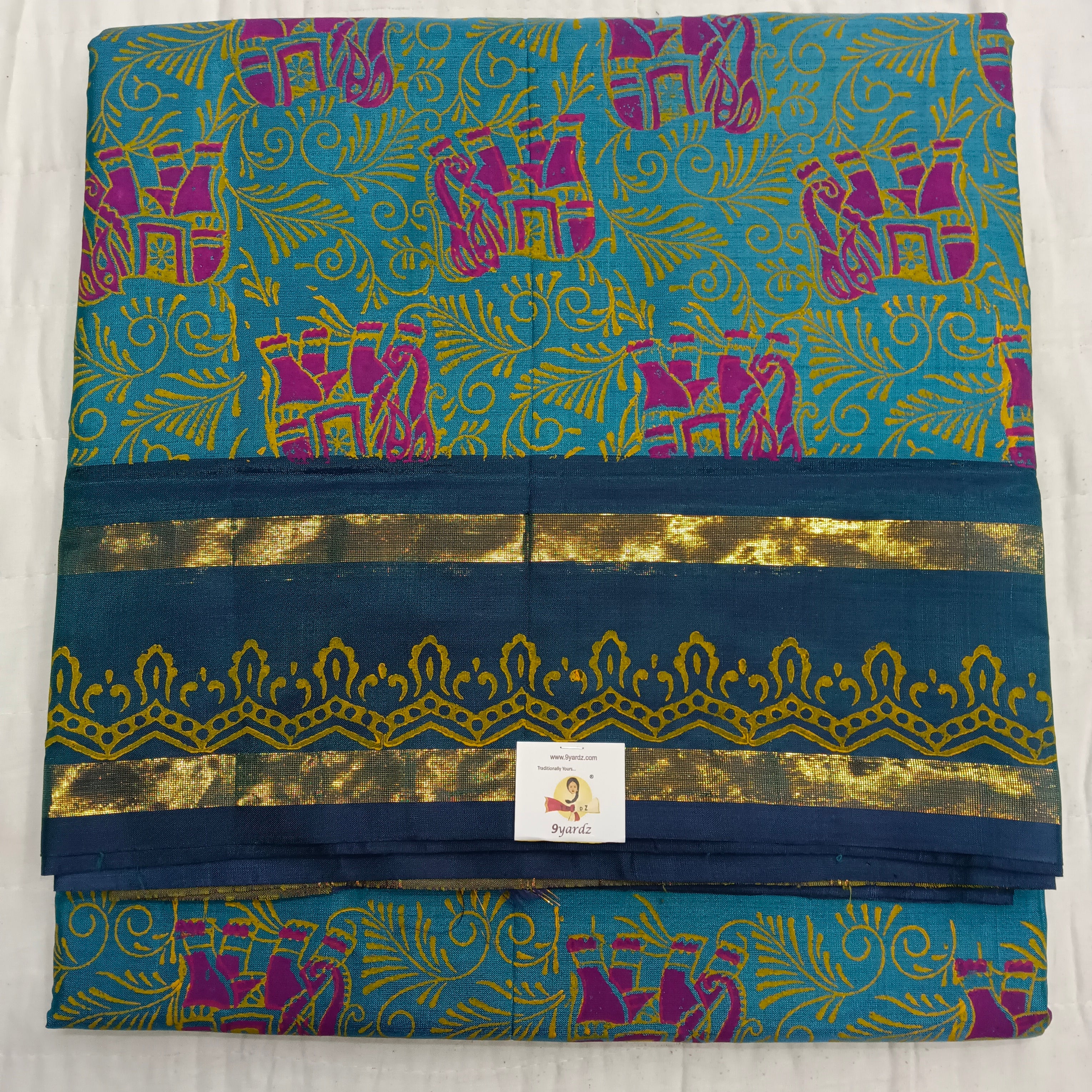 Chinallampattu Printed madisar 10yardz