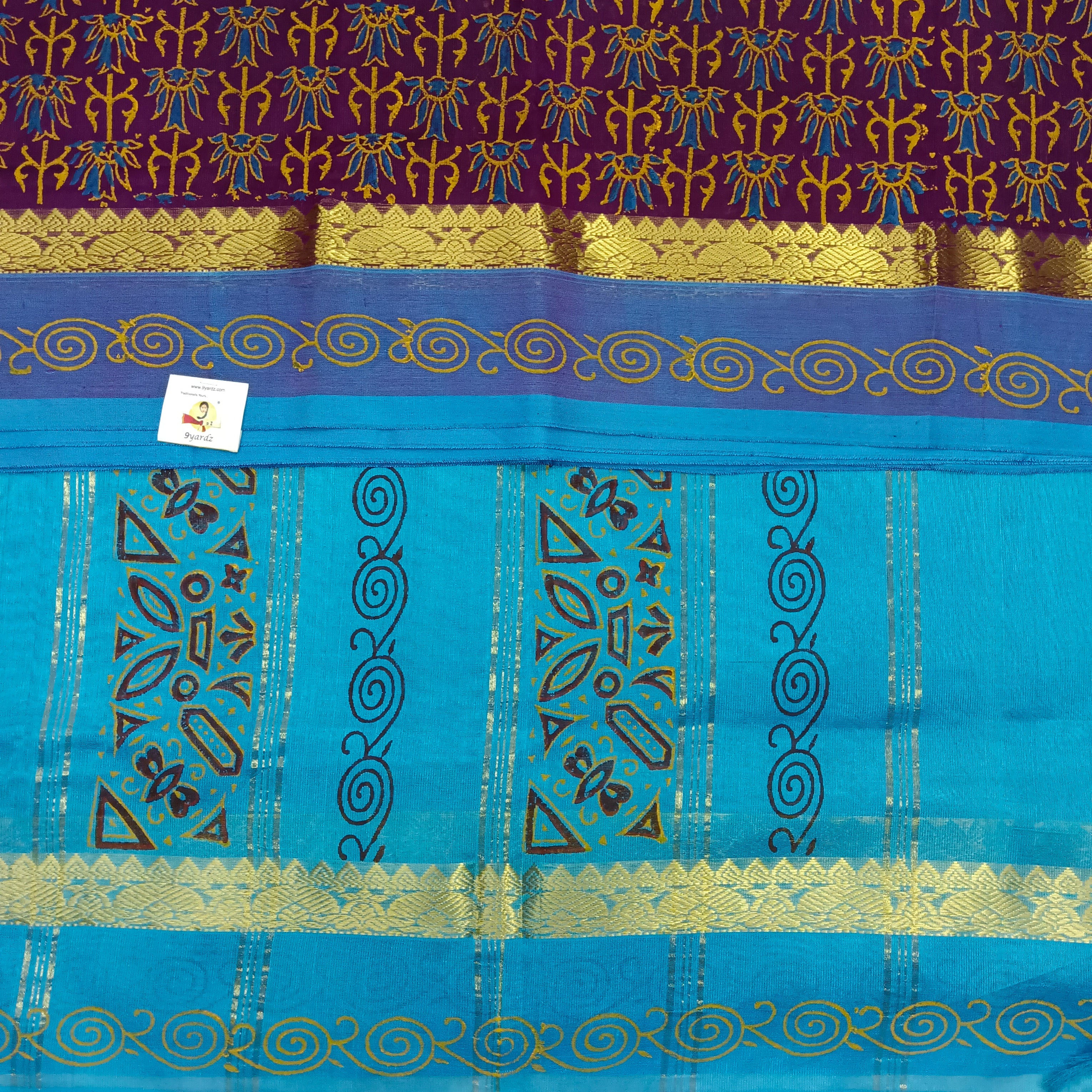 Pure silk cotton 6 yards