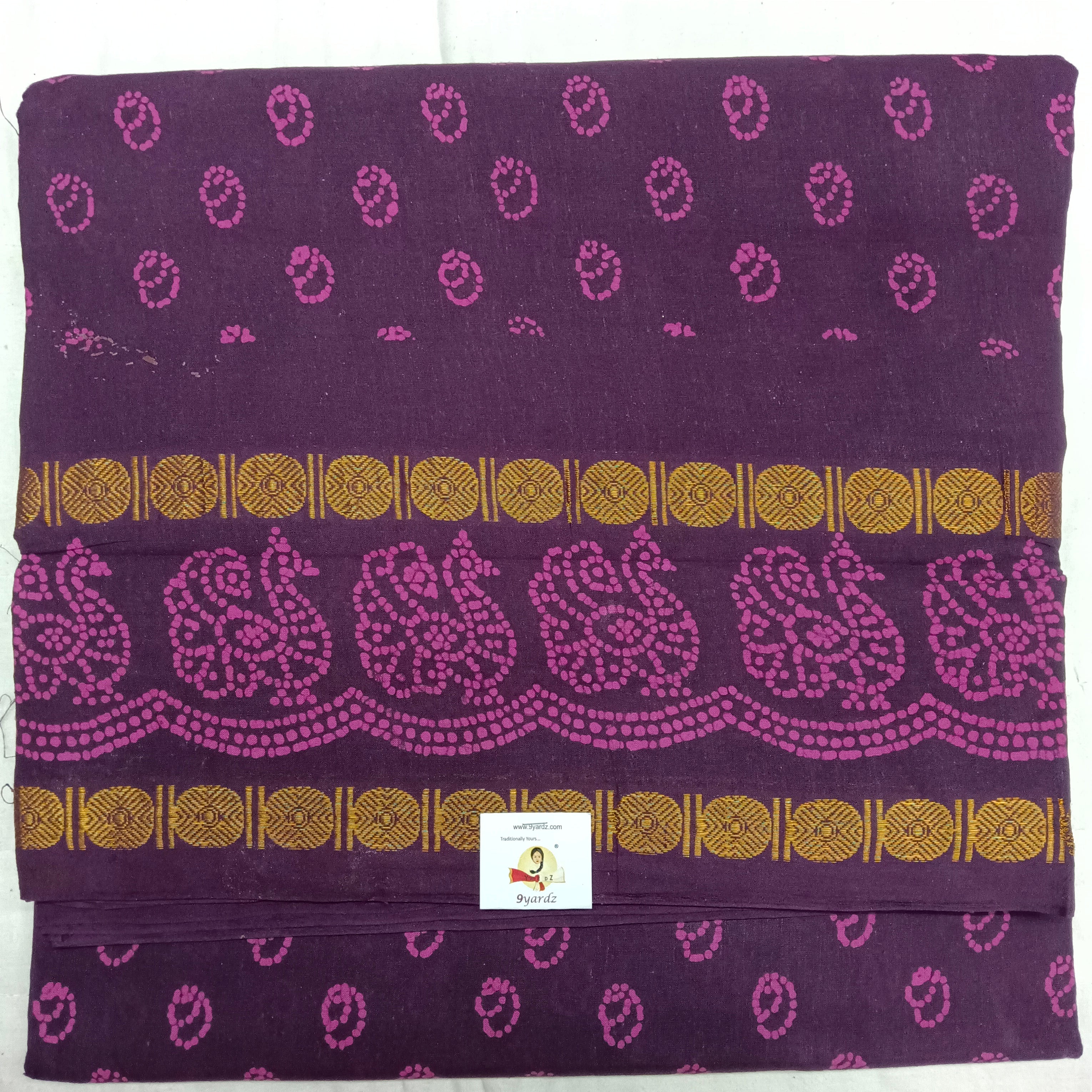Ranee voyal saree 10.5yardz(9.6mtrs)