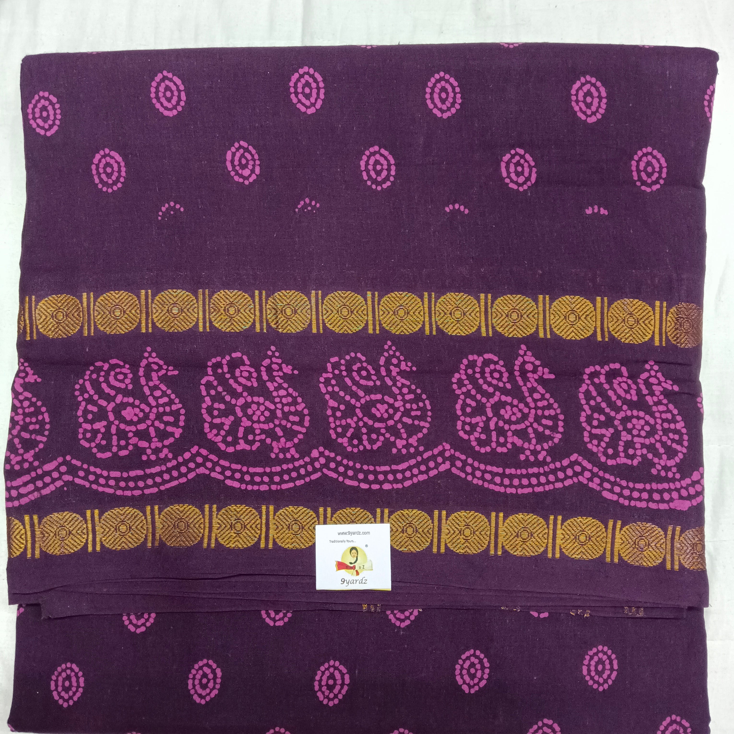 Ranee voyal saree 10.5yardz(9.6mtrs)