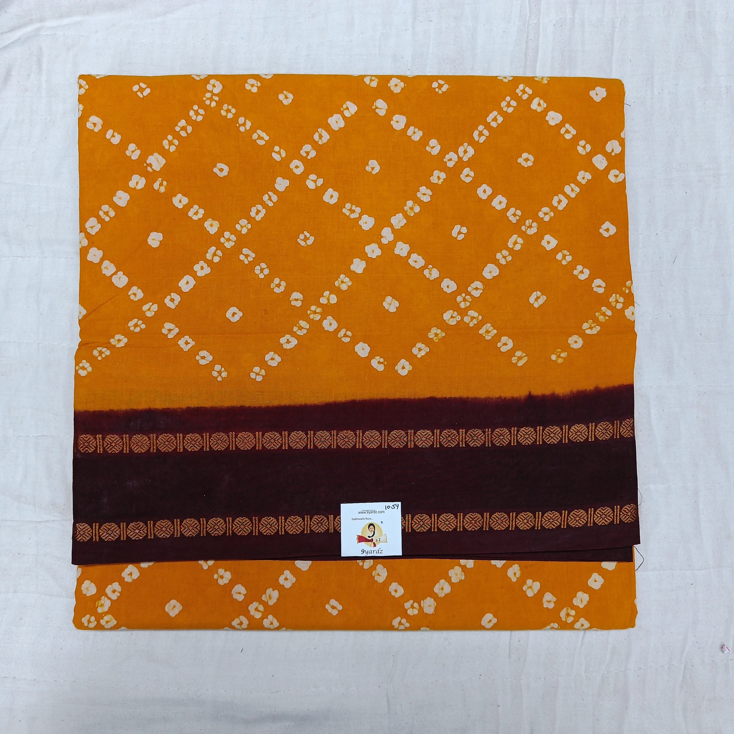 Sungudi bandani print 10.5 yards
