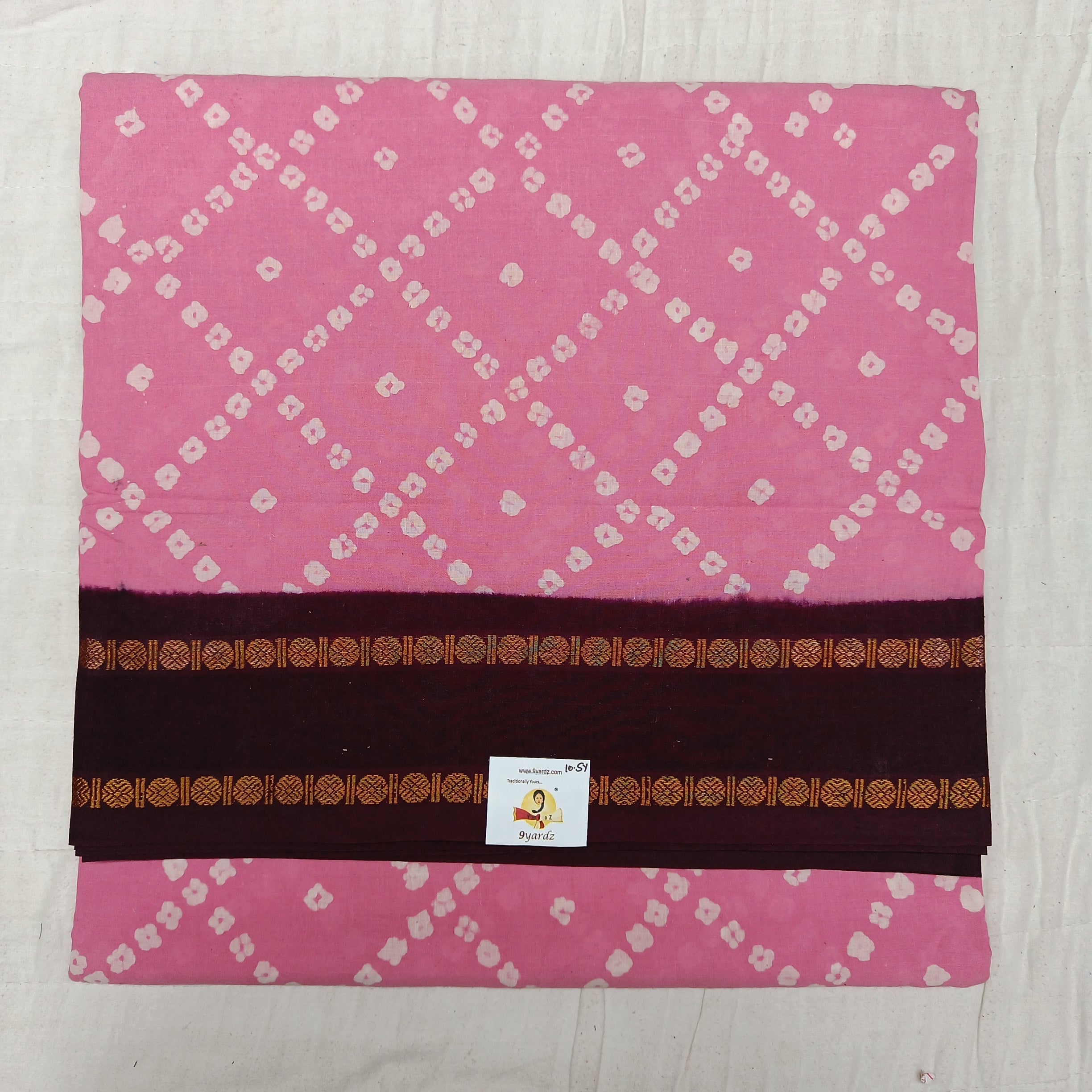 Sungudi bandani print 10.5 yards